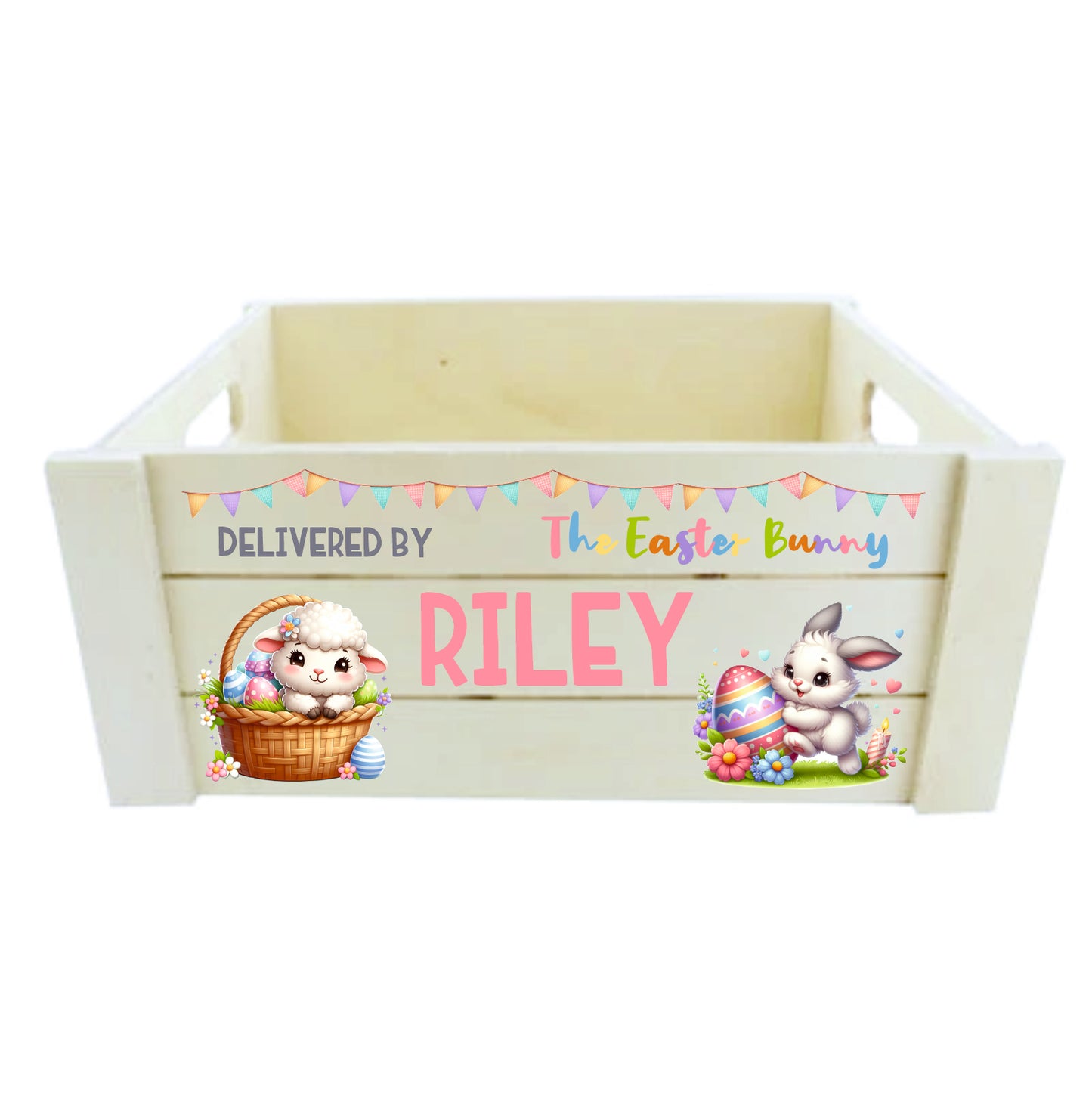 Personalised Easter Hamper Crate