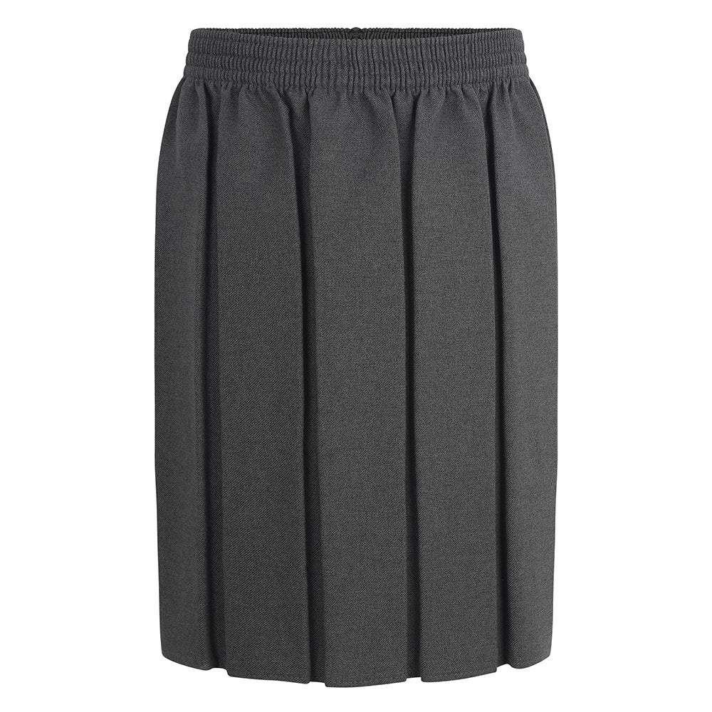 Junior Skirt - Box Pleat - Grey