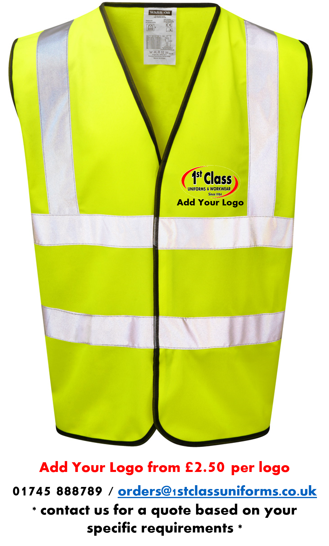 TuffStuff/Warrior 225 Hi-Vis Vest