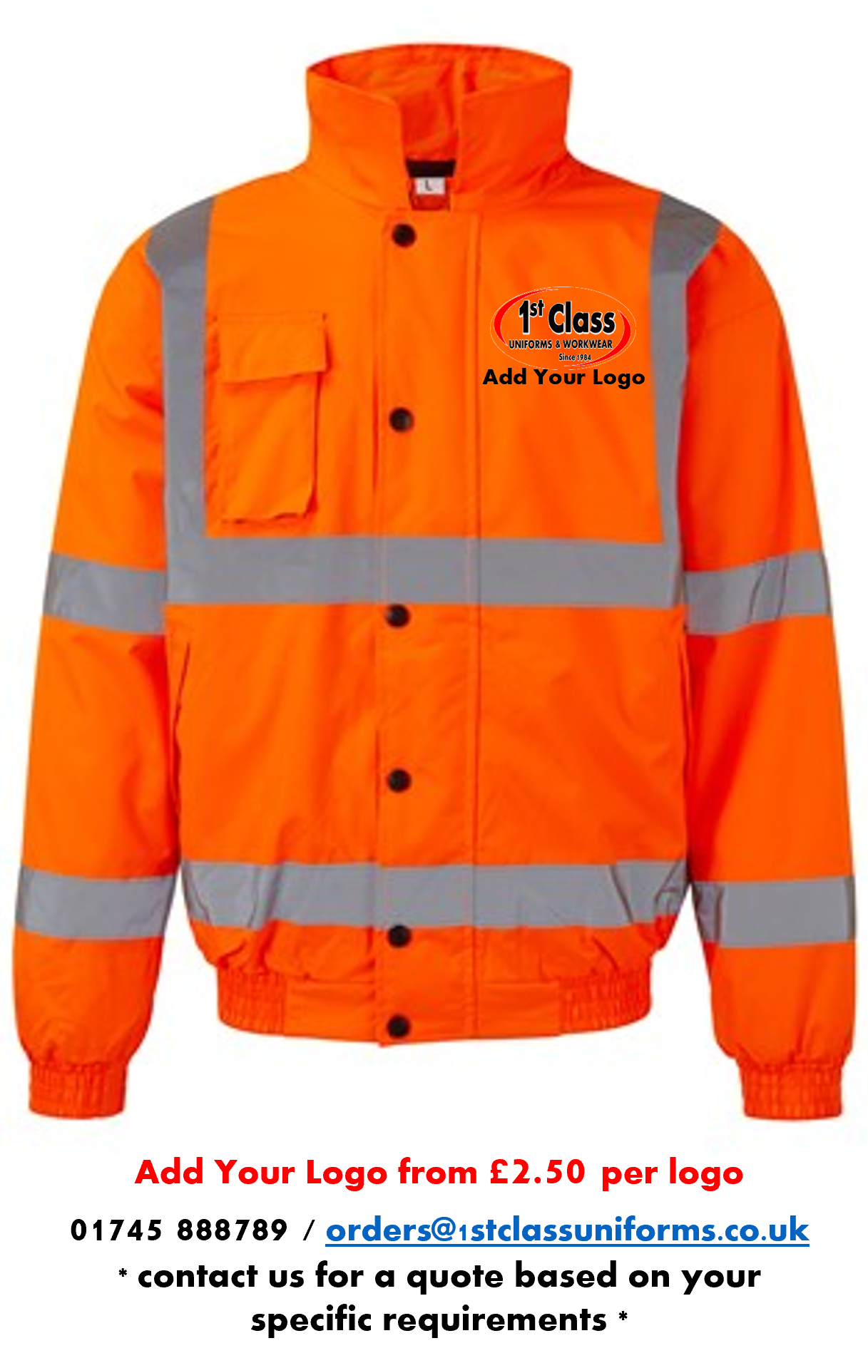 Fort 265 Hi-Vis Bomber Jacket