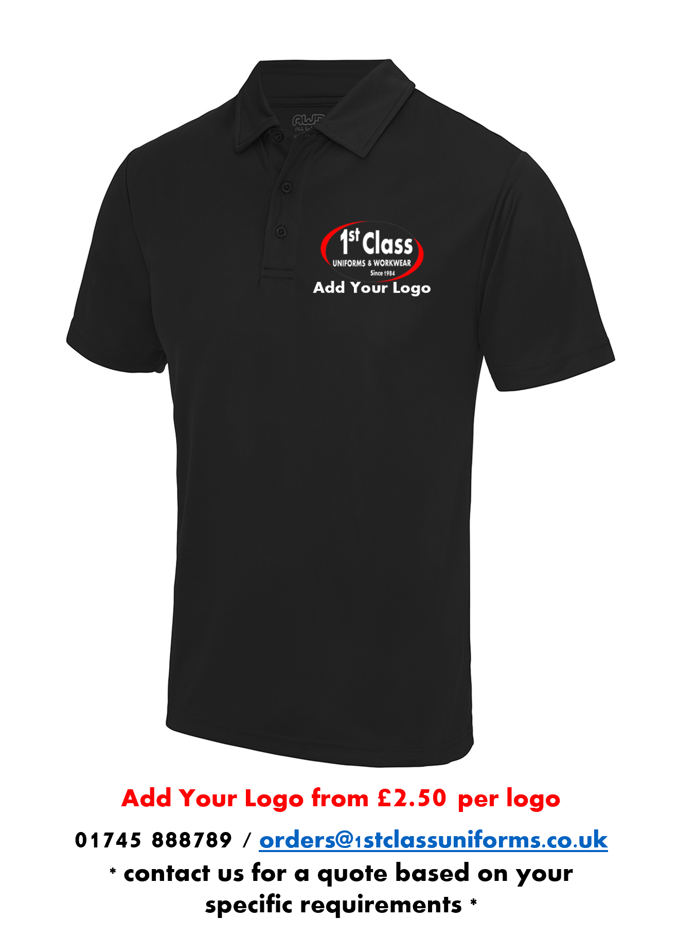 AWDis JC040 Just Cool Polo Shirt