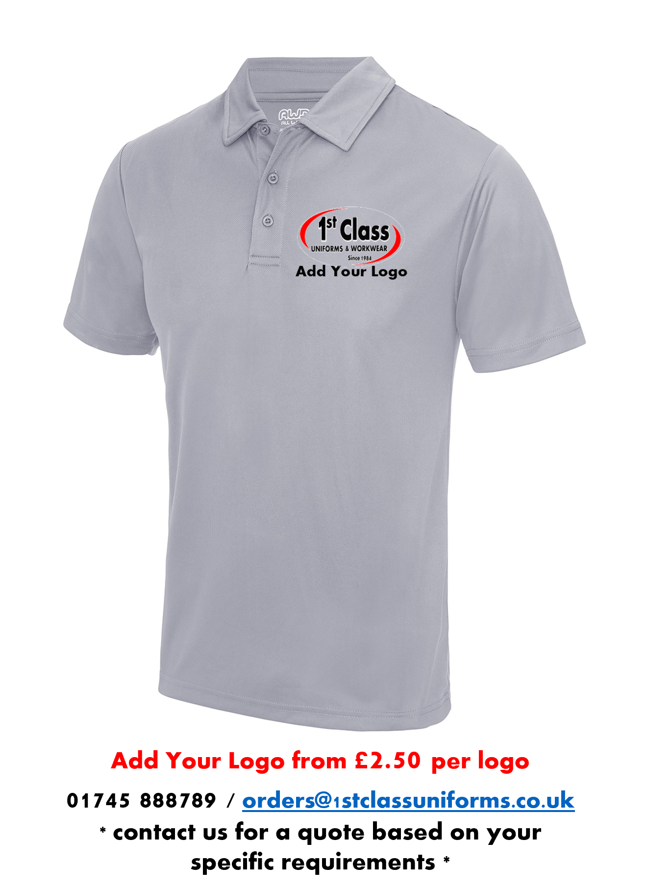 AWDis JC040 Just Cool Polo Shirt
