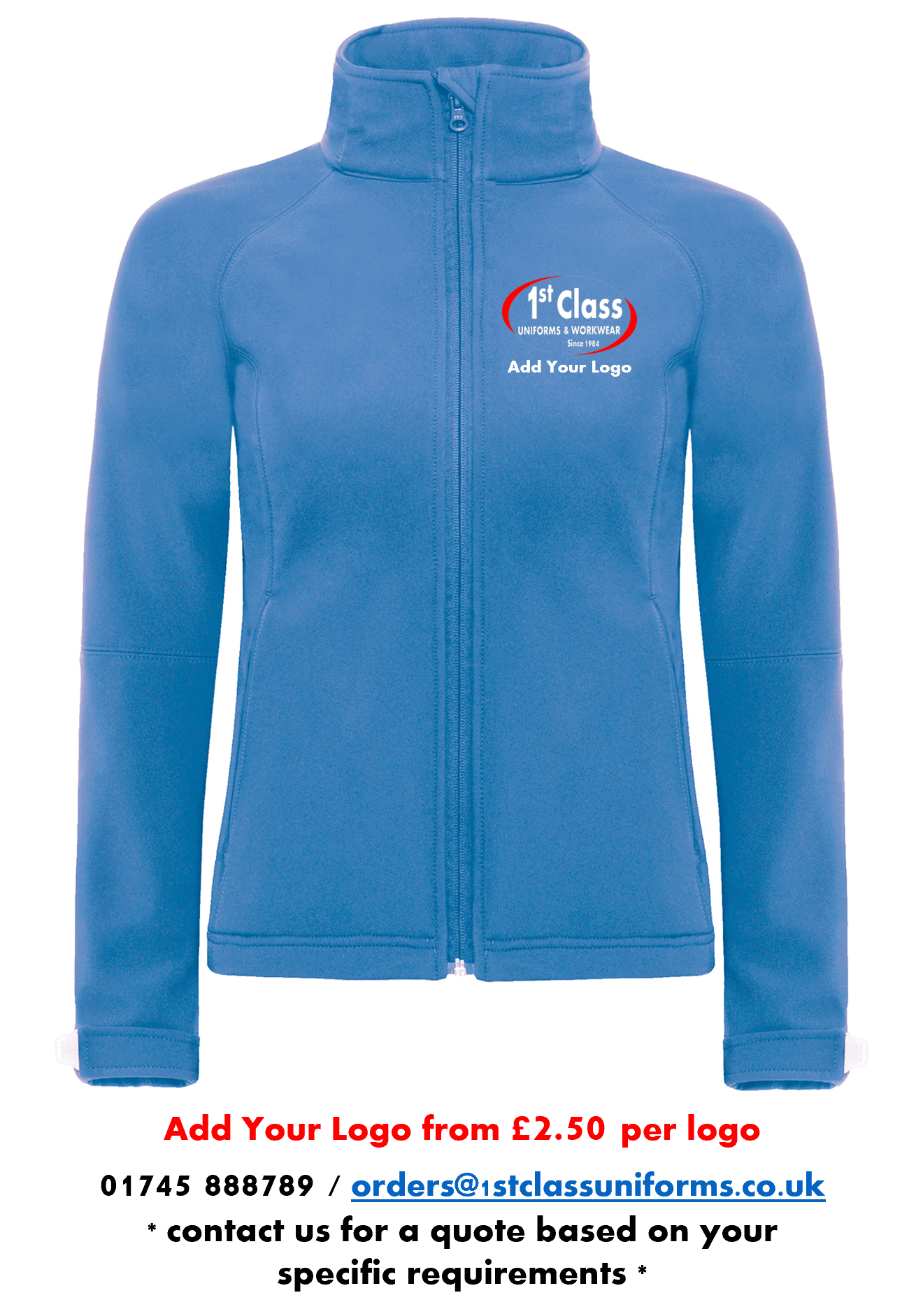 B&C B630F Women's Hooded Waterproof Softshell Jacket