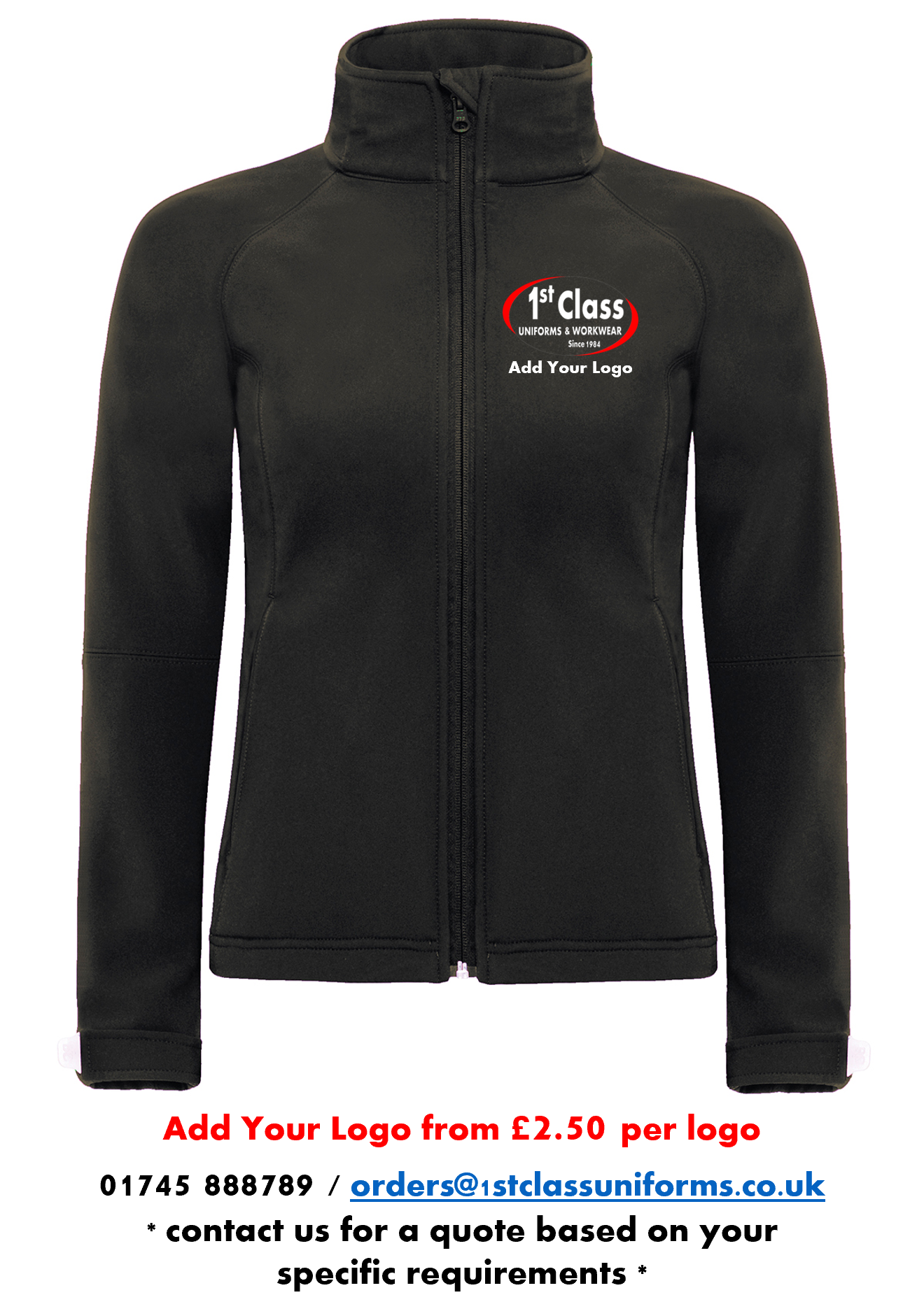 B&C B630F Women's Hooded Waterproof Softshell Jacket