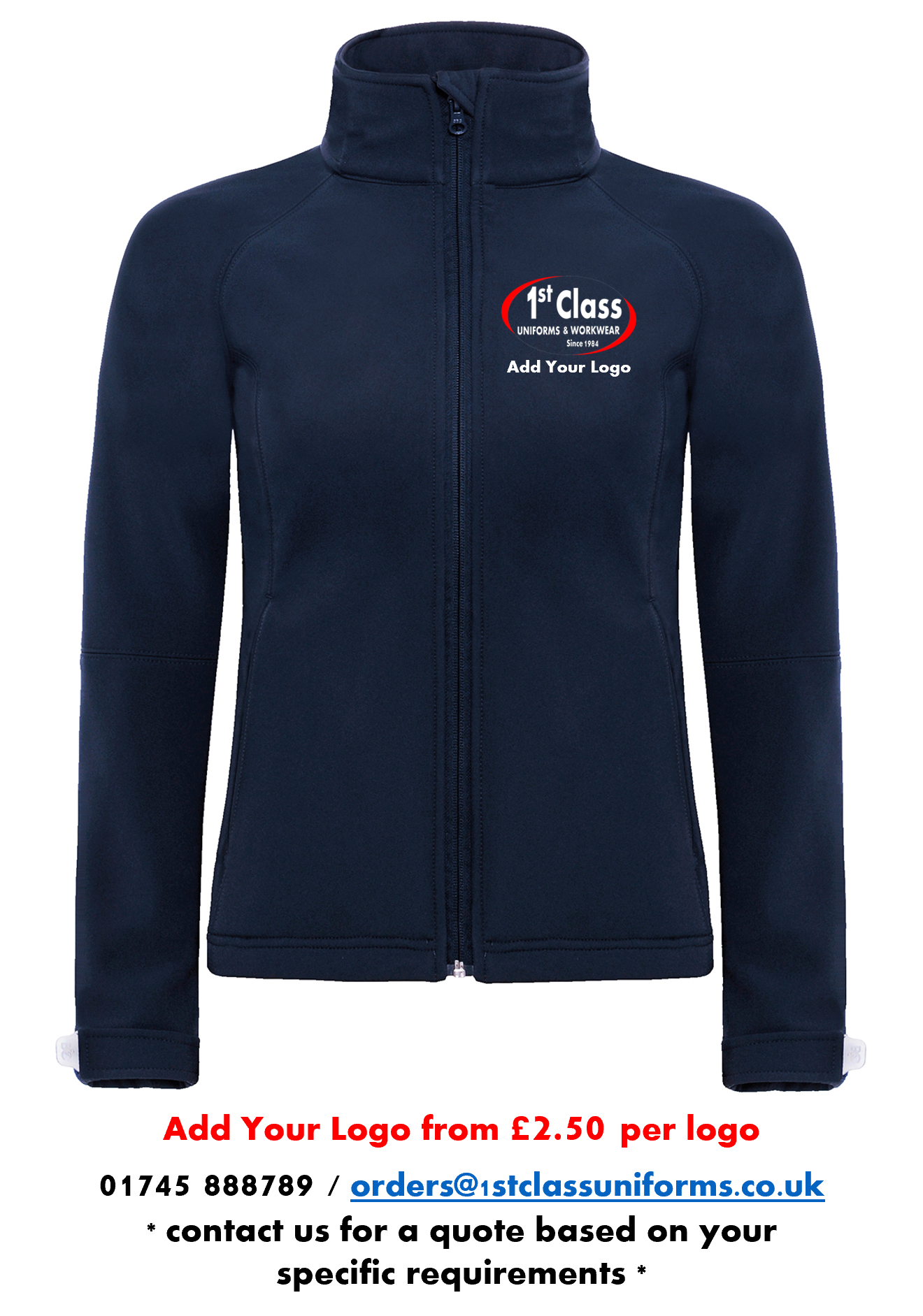 B&C B630F Women's Hooded Waterproof Softshell Jacket