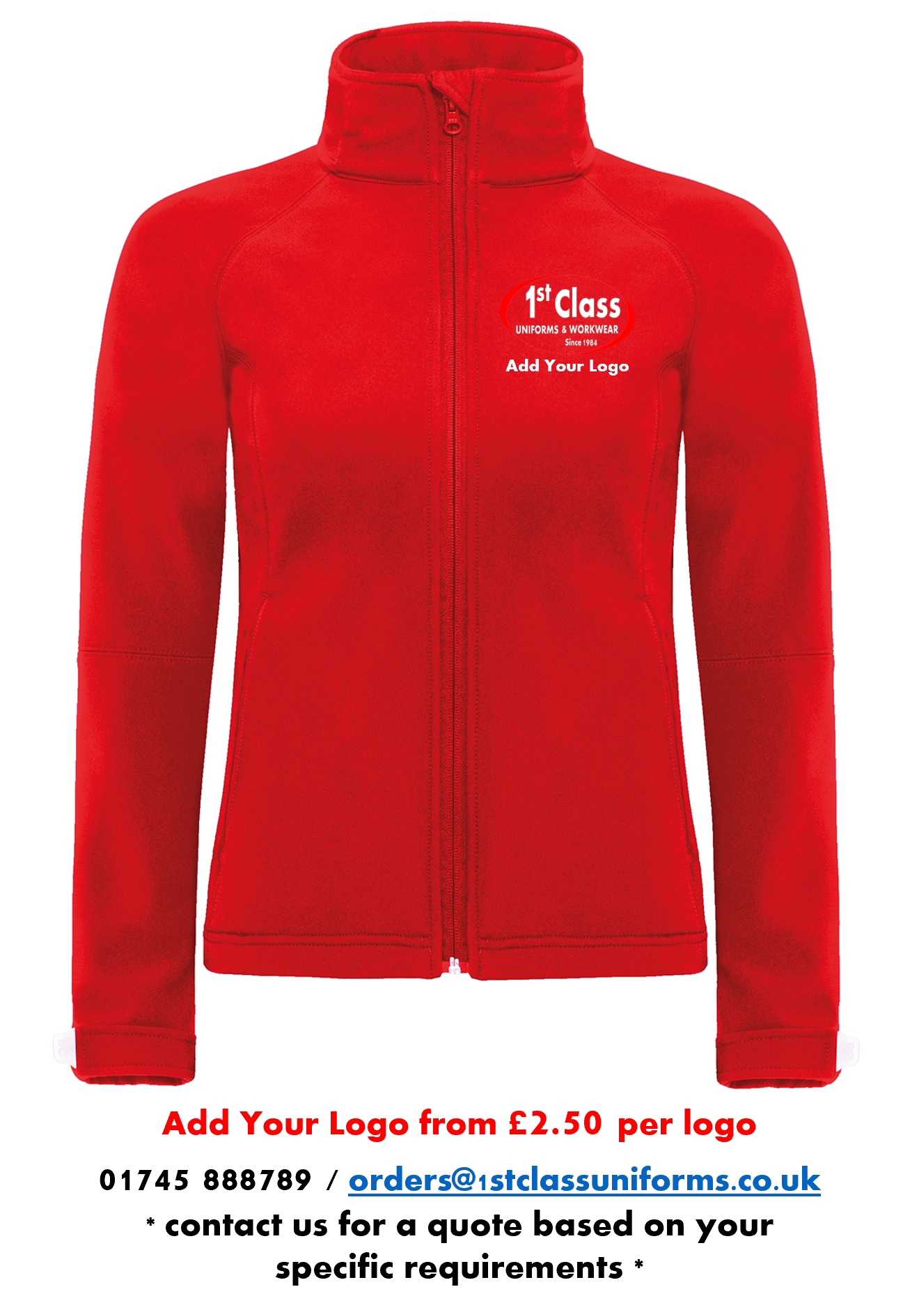 B&C B630F Women's Hooded Waterproof Softshell Jacket