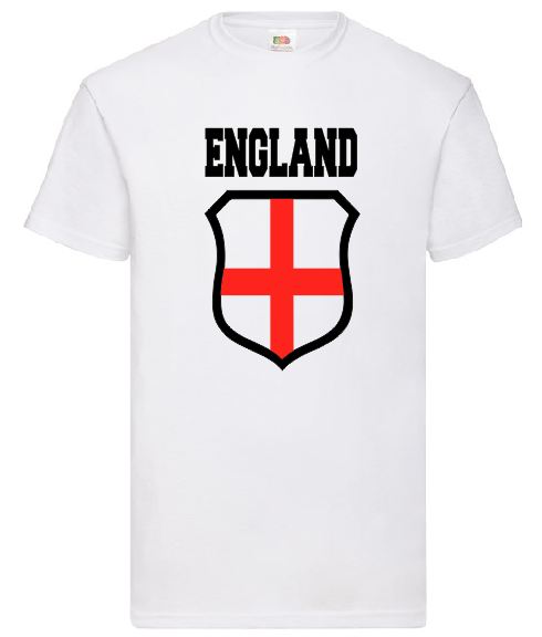 England - Football World Cup 2022 T-Shirt - Design 2 (Big Crest)