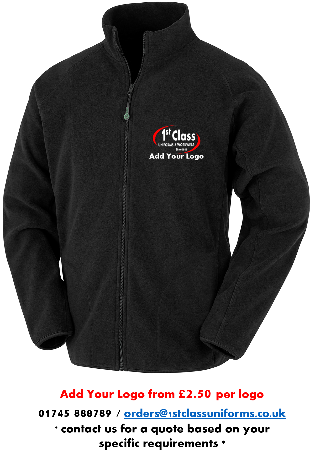 Result R907X Full Zip Fleece (100% Recycled Material)