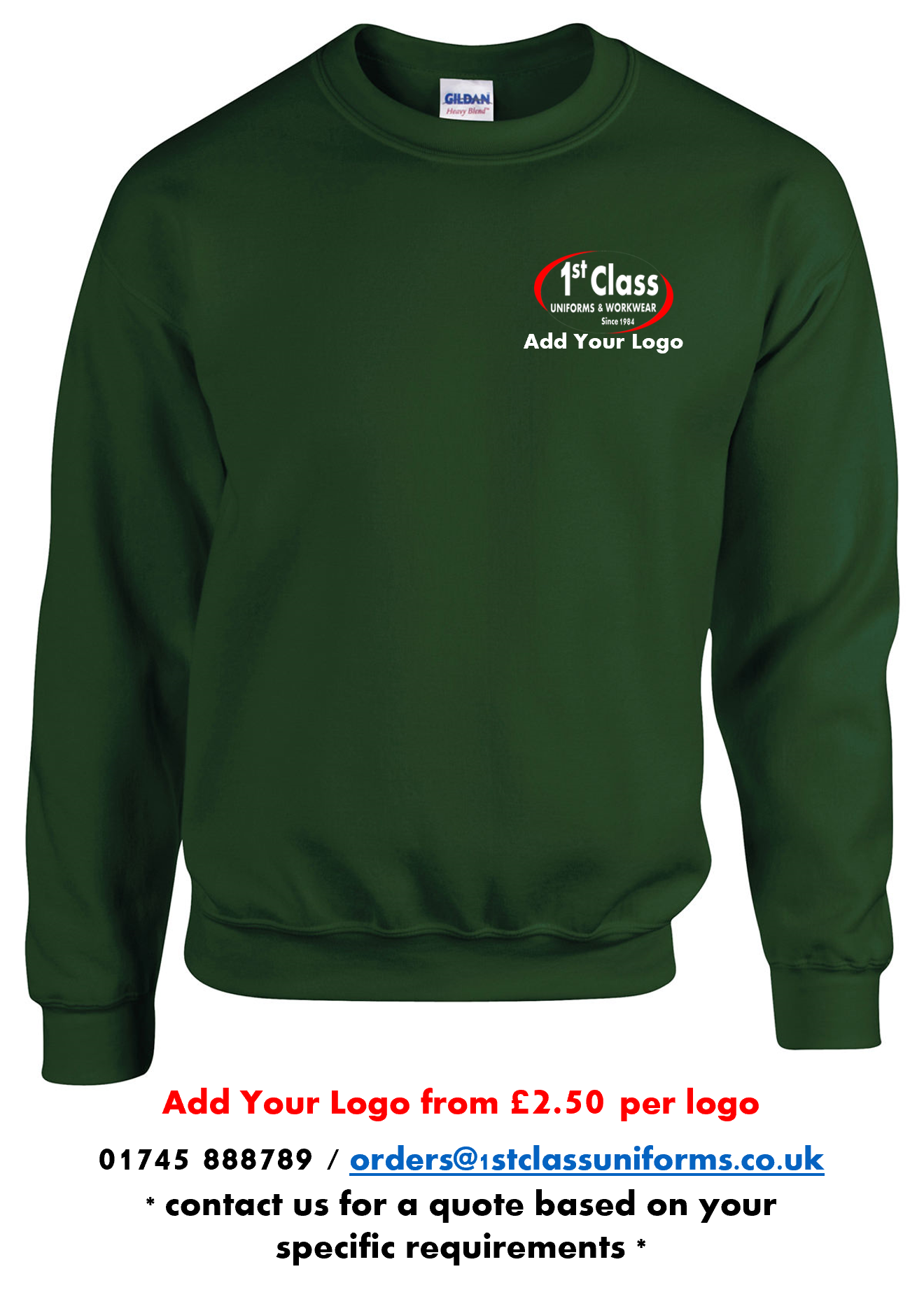Gildan GD056 Heavy Blend™ Crew Neck Sweatshirt