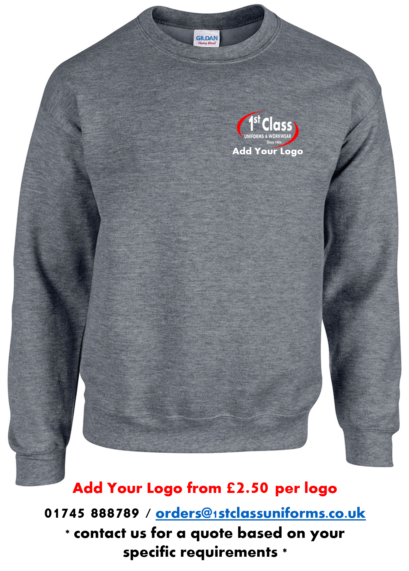 Gildan GD056 Heavy Blend™ Crew Neck Sweatshirt