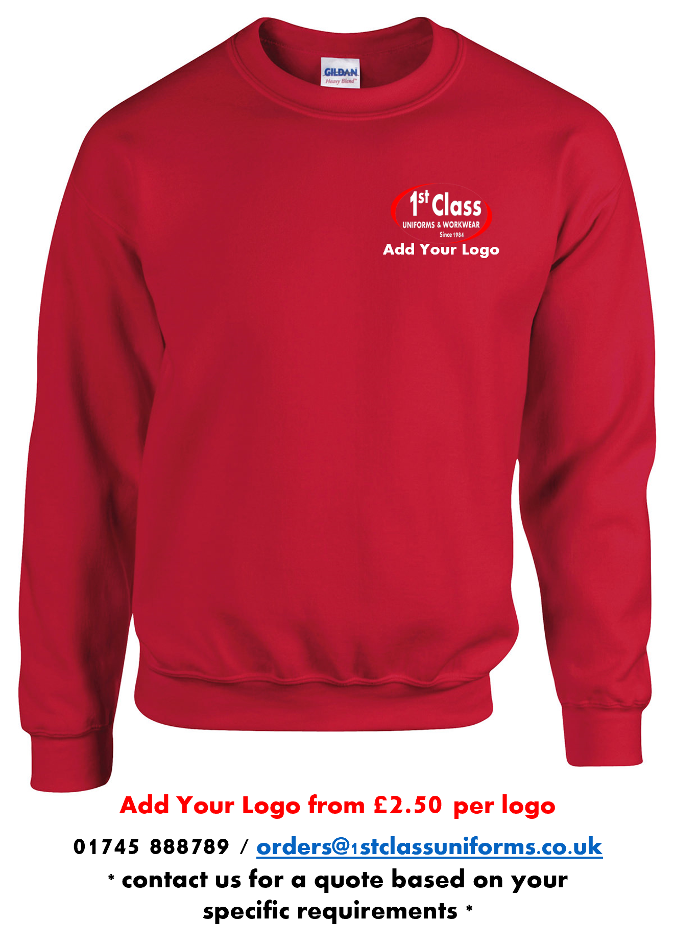 Gildan GD056 Heavy Blend™ Crew Neck Sweatshirt