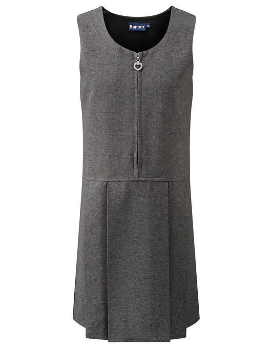 Pinafore - Lynton Pleated Style - Grey