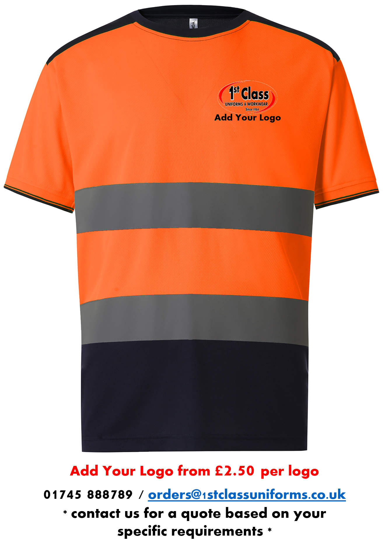 YOKO HVJ400 Hi-Vis T-Shirt