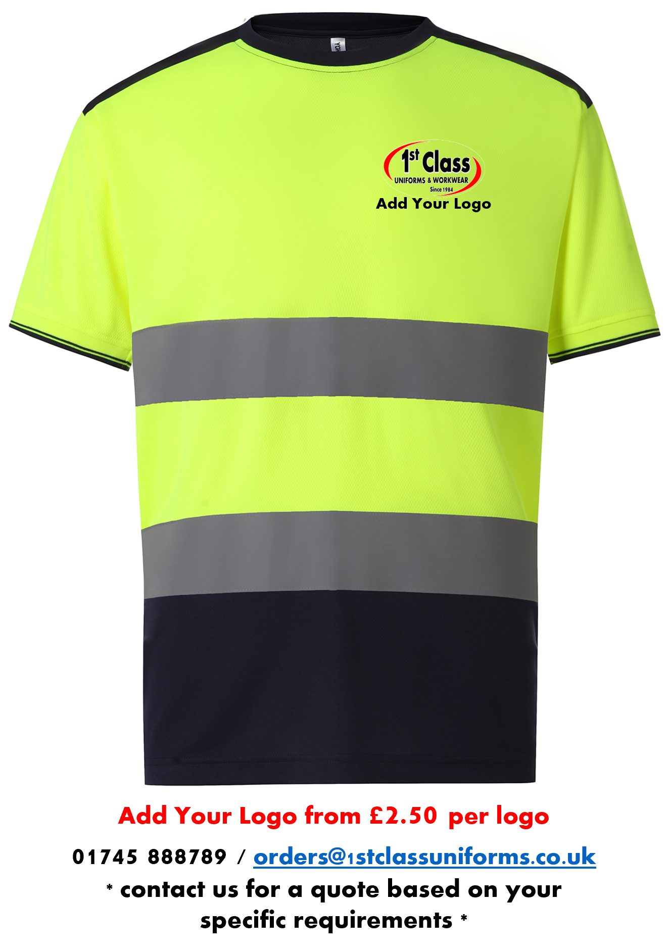 YOKO HVJ400 Hi-Vis T-Shirt