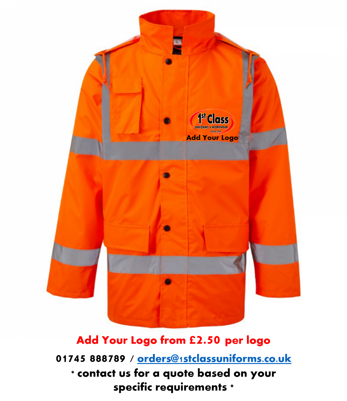 Fort 210 Hi-Vis Motorway Jacket