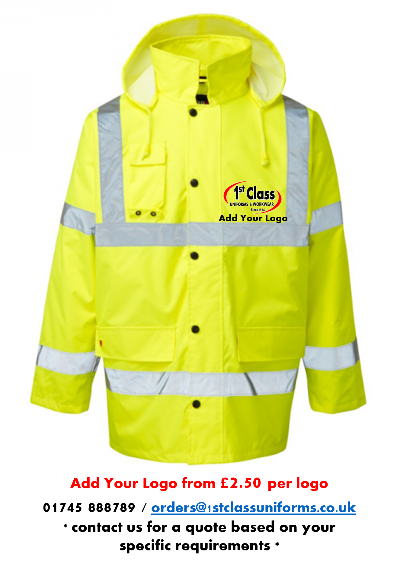 Fort 210 Hi-Vis Motorway Jacket