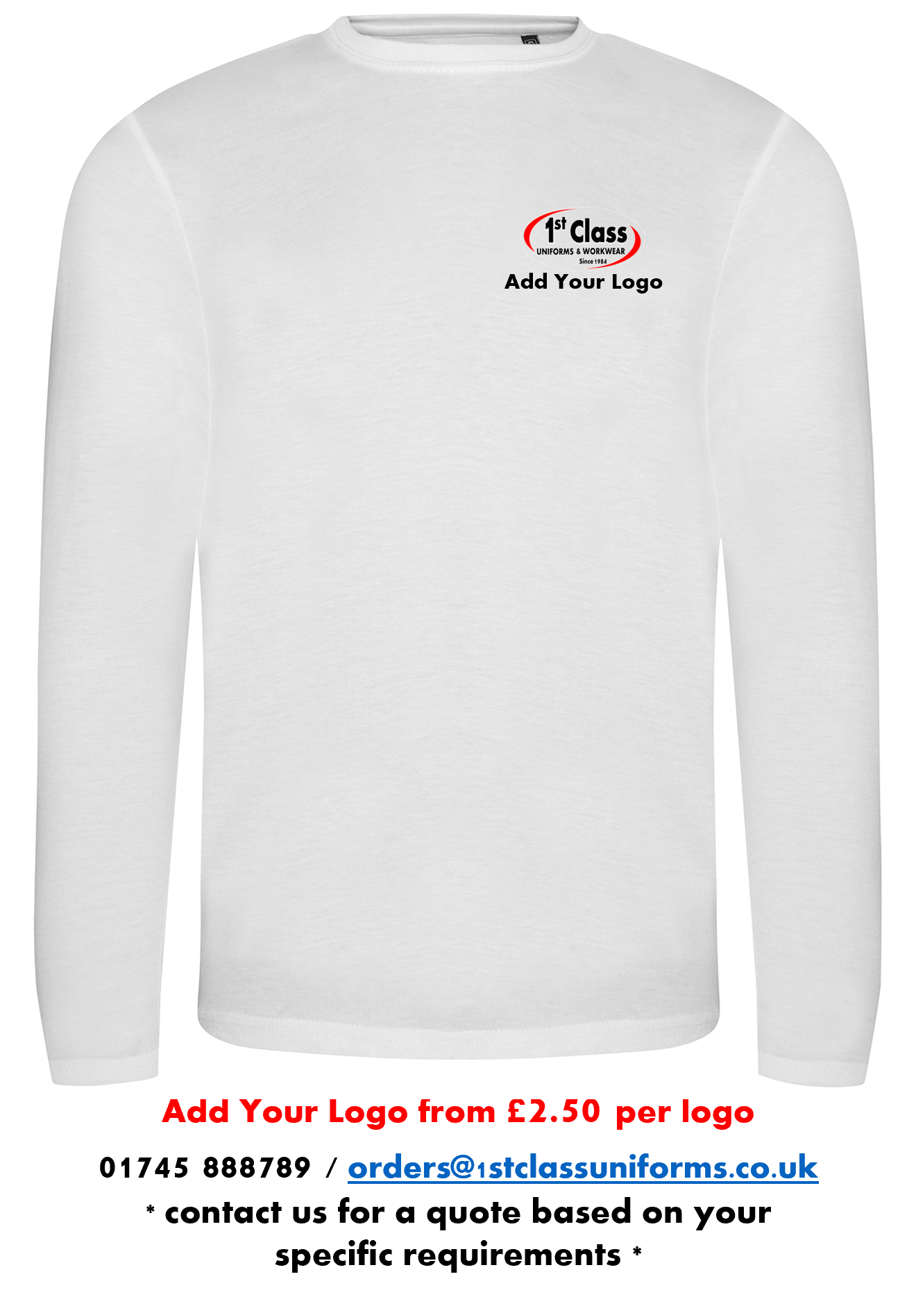 AWDis JT002 Triblend Long Sleeve T-Shirt