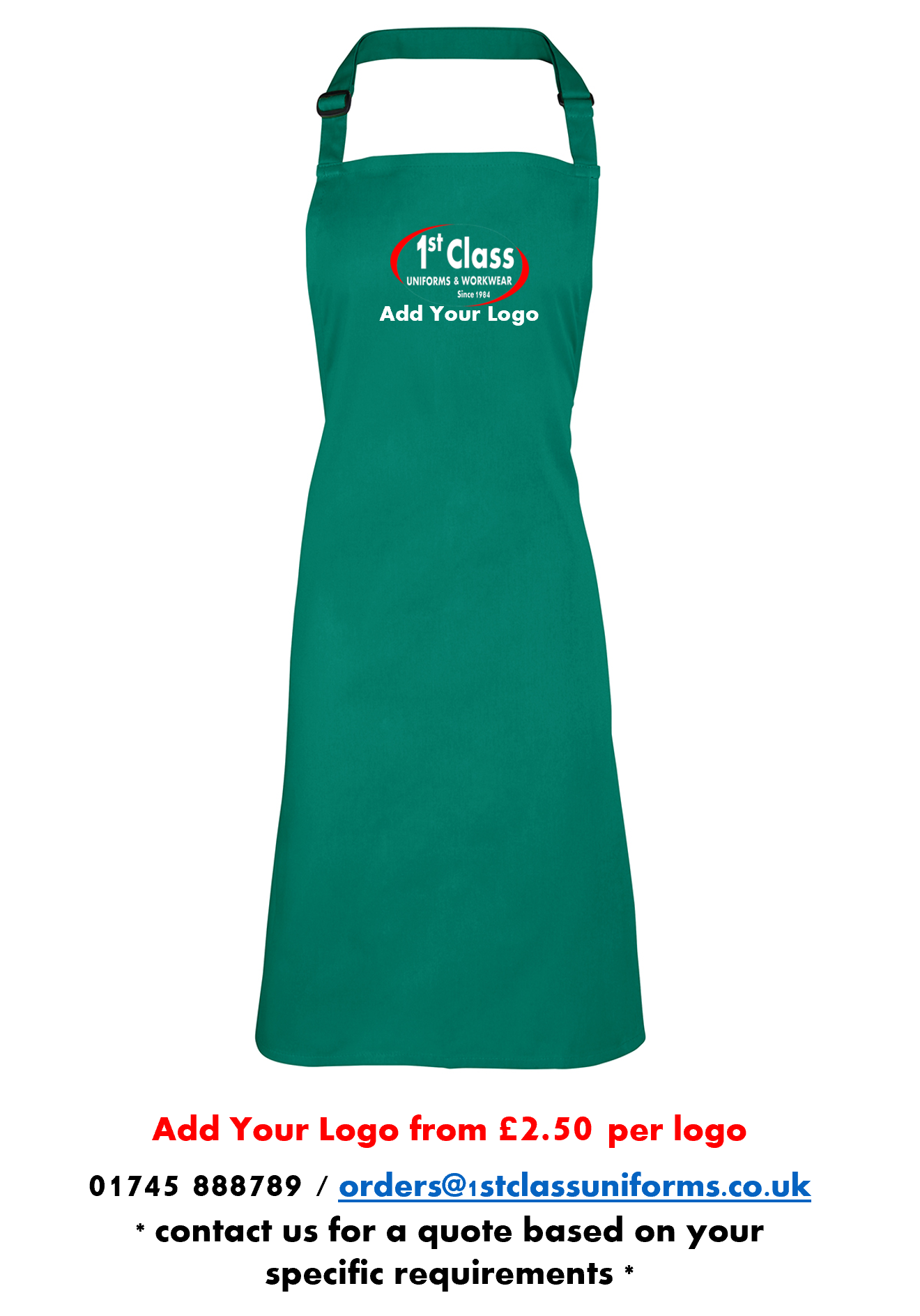 Premier PR150 Classic Bib Apron