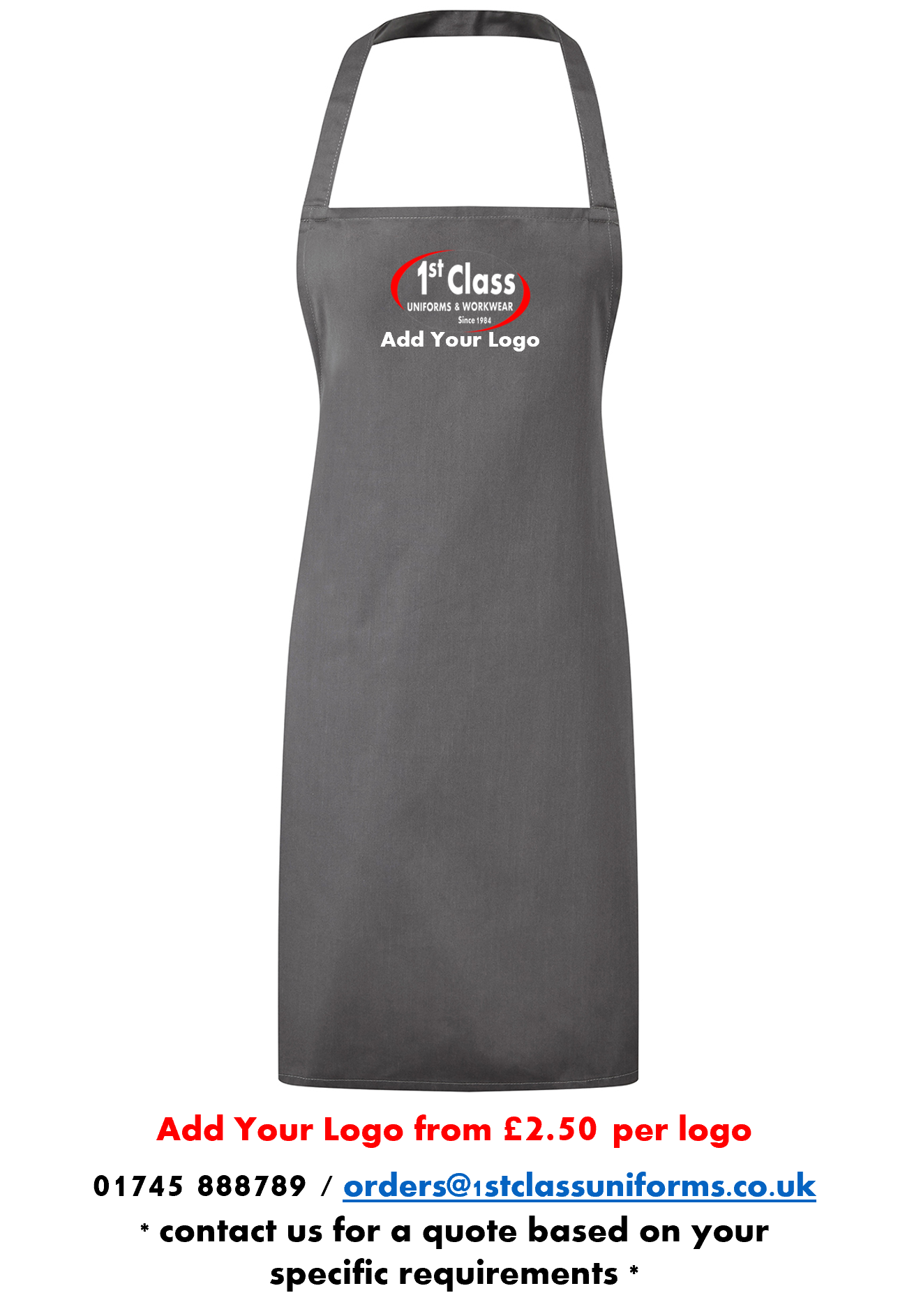Premier PR165 Essential Bib Apron