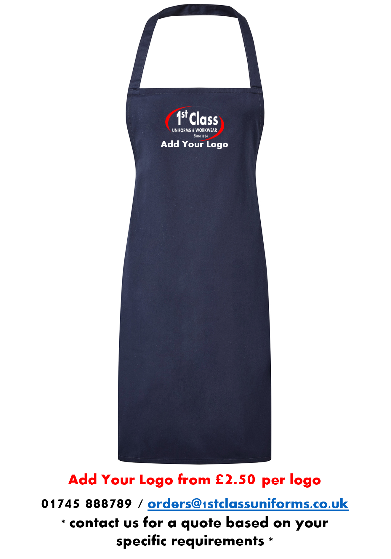 Premier PR165 Essential Bib Apron
