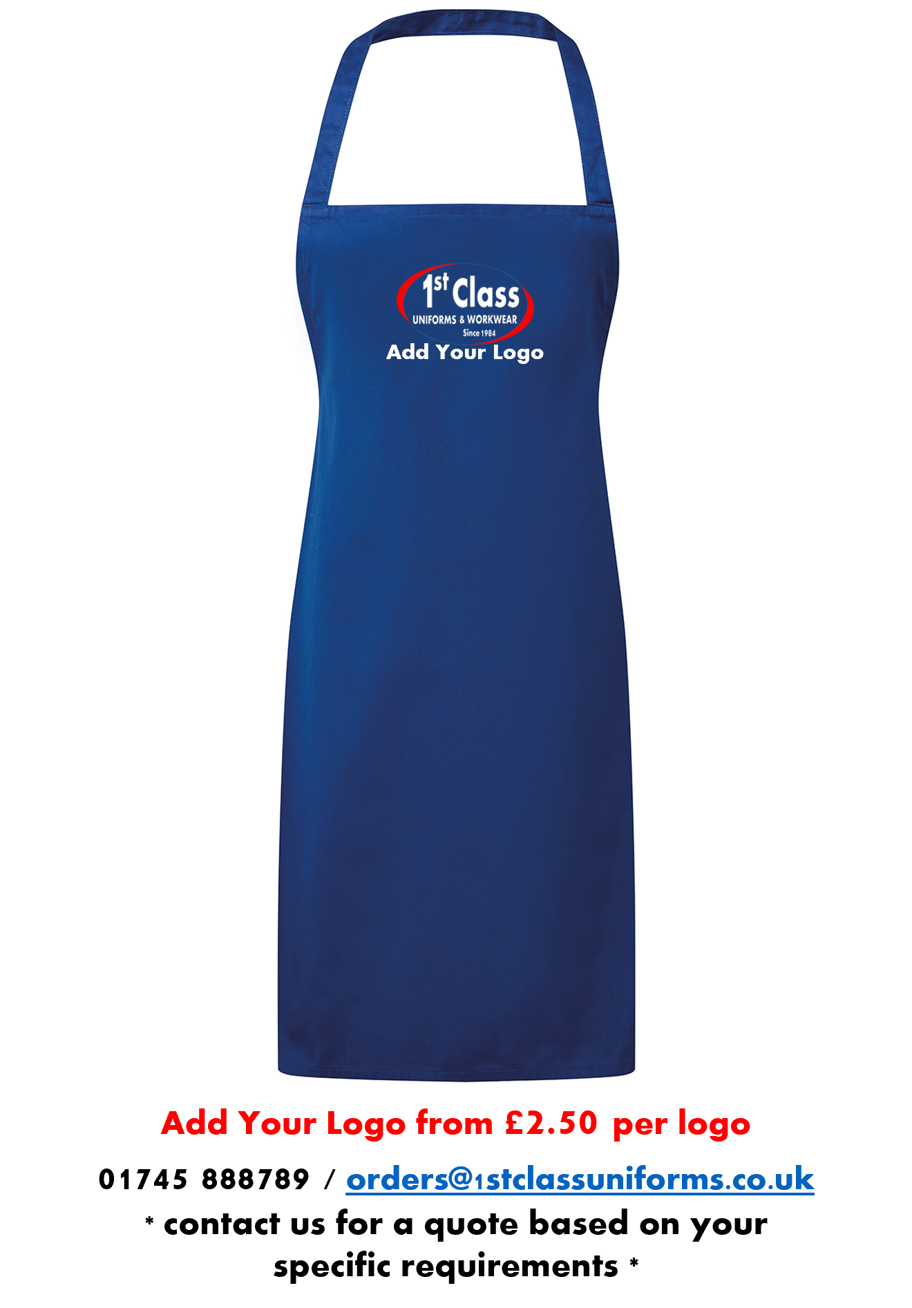 Premier PR165 Essential Bib Apron