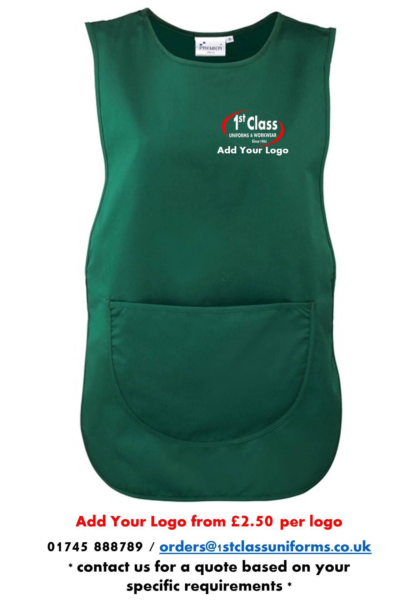 Premier PR171 Pocket Tabard