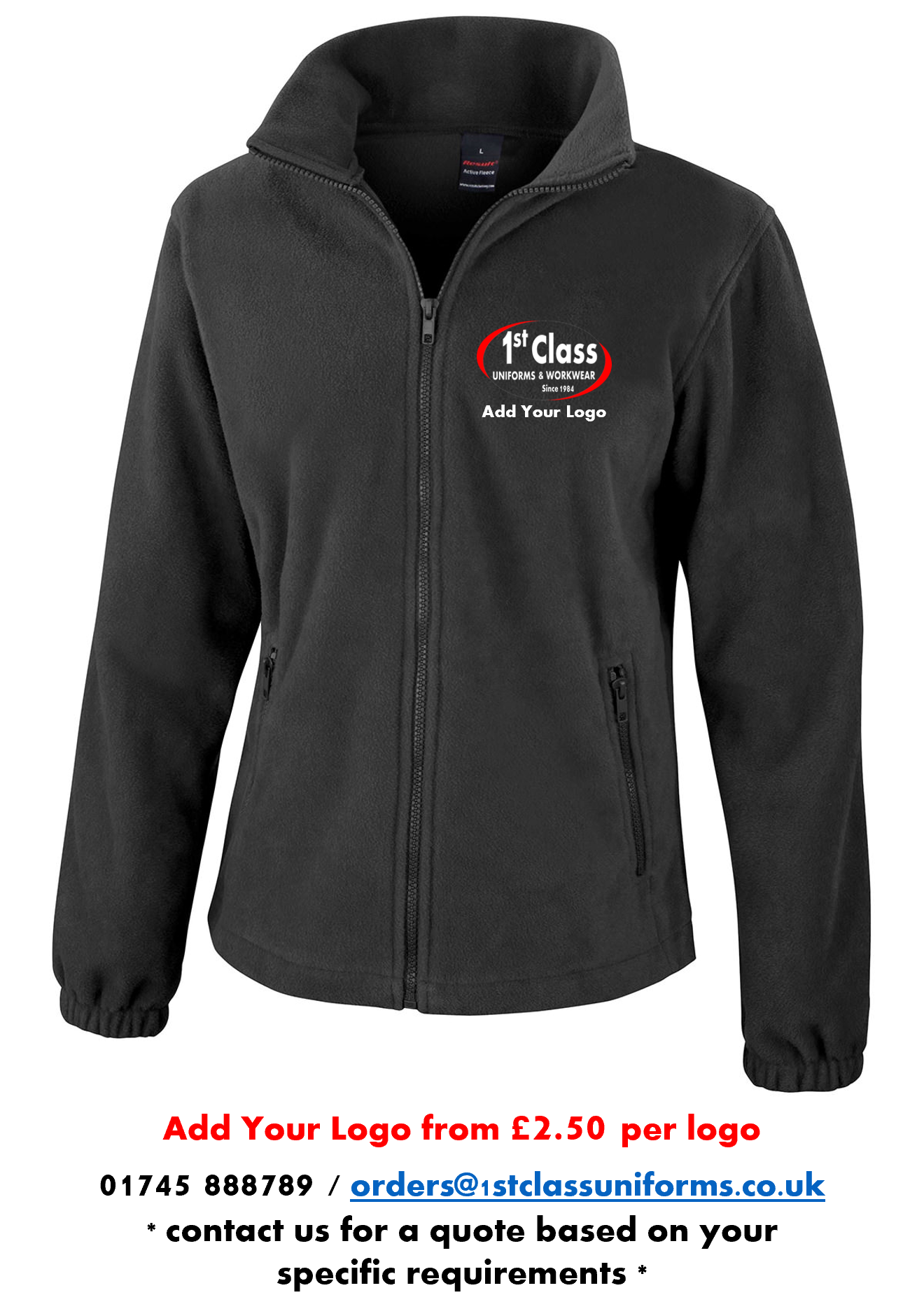 Result R220F Women's CORE Full Zip Fleece
