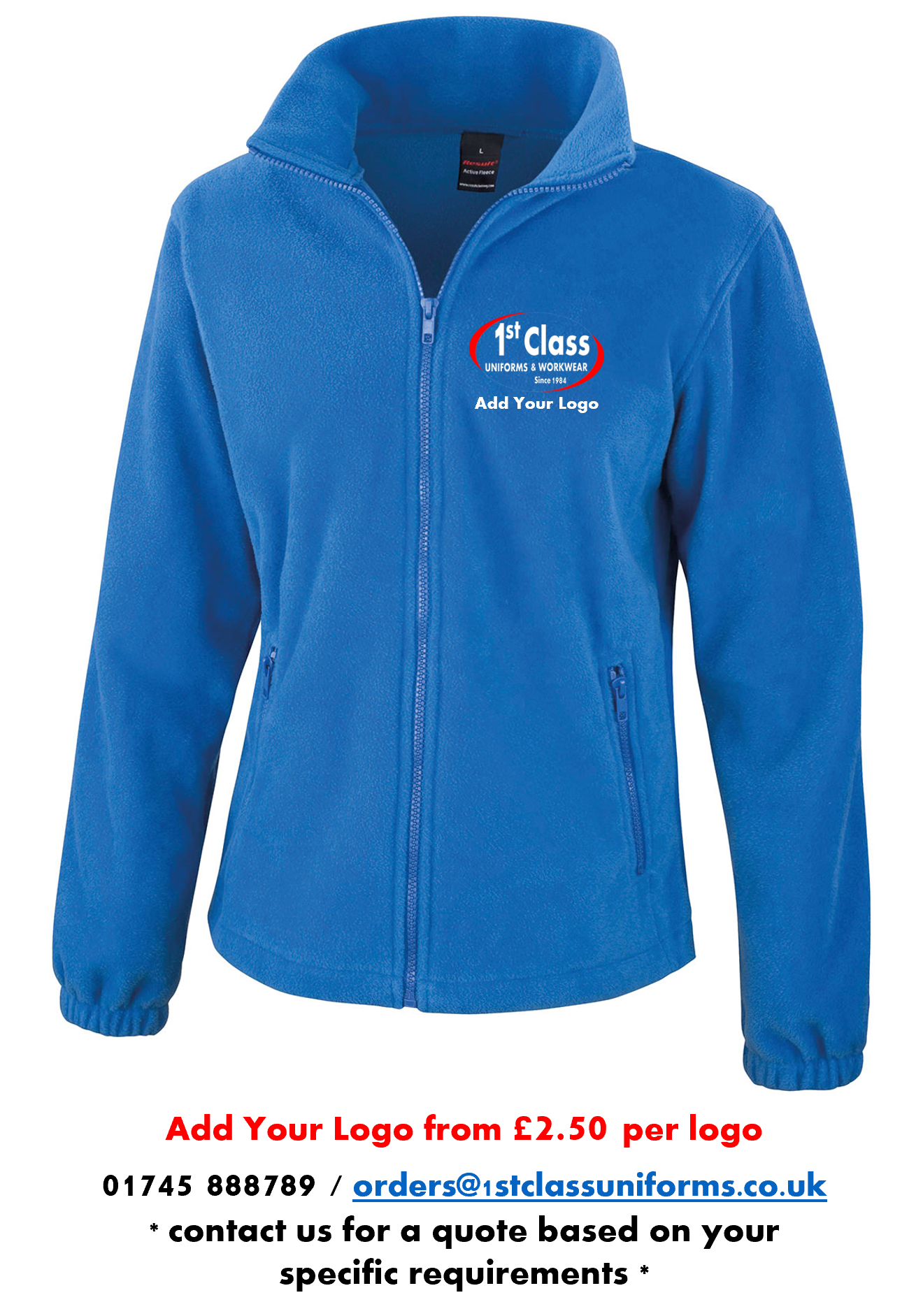 Result R220F Women's CORE Full Zip Fleece