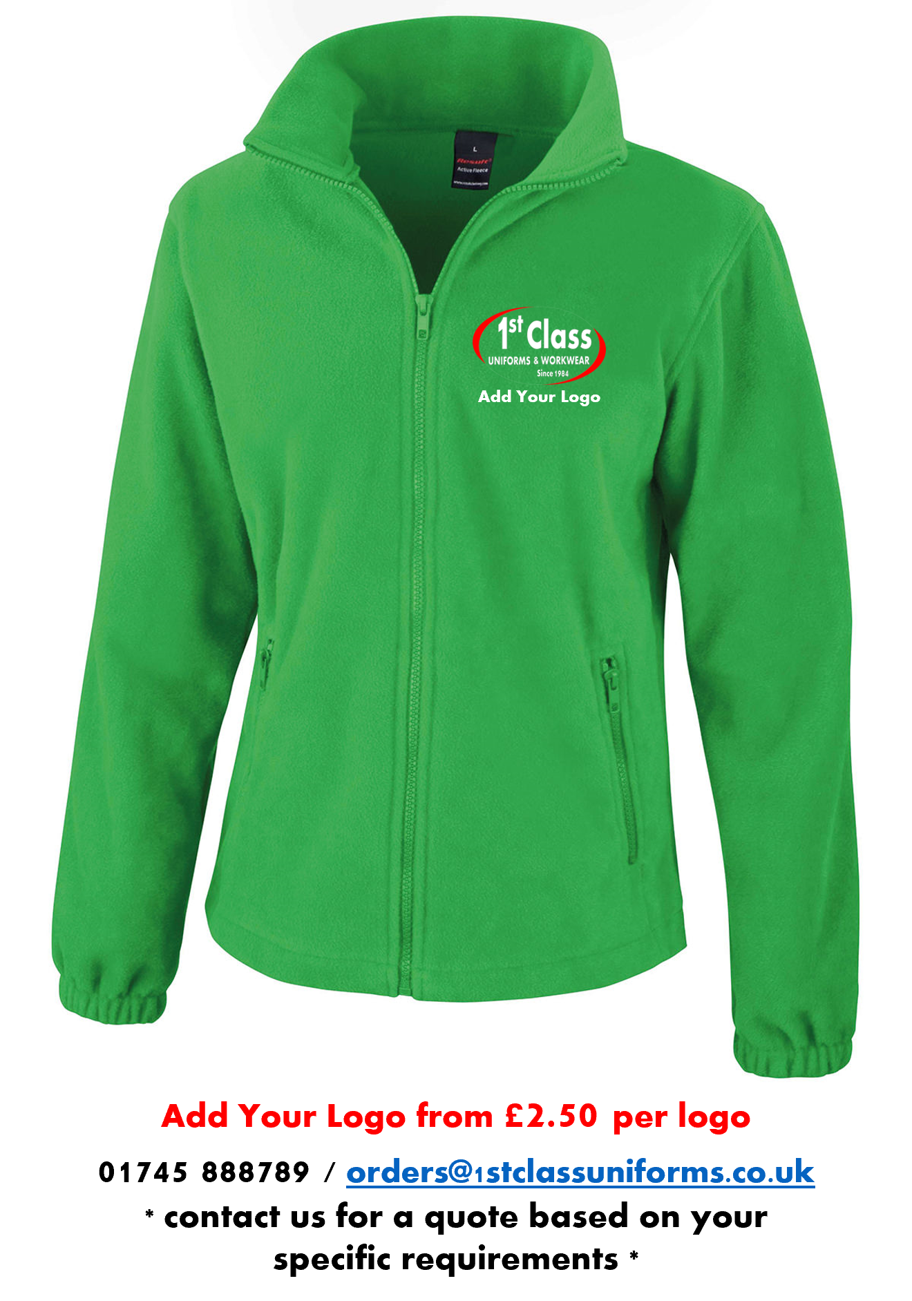 Result R220F Women's CORE Full Zip Fleece