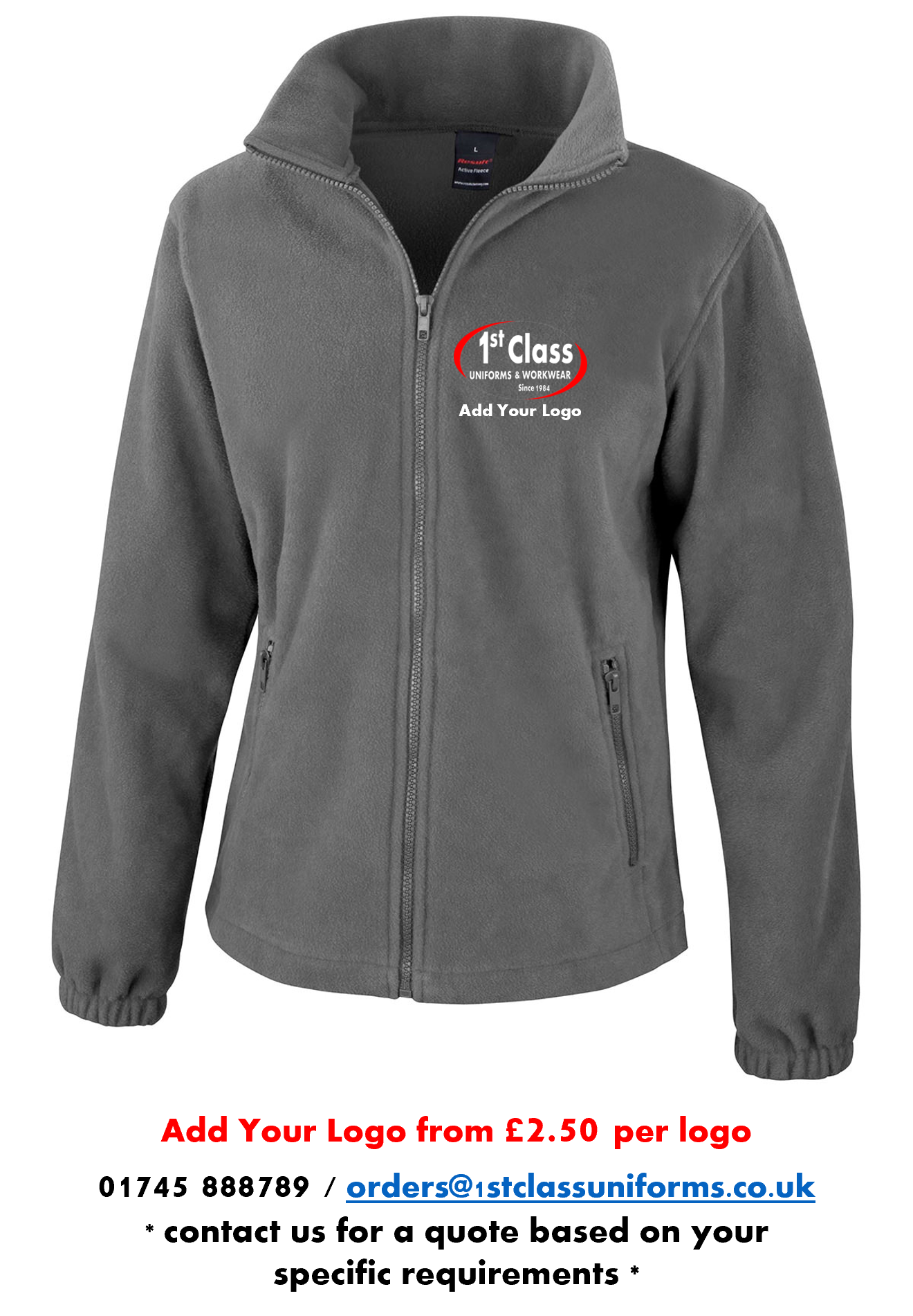 Result R220F Women's CORE Full Zip Fleece