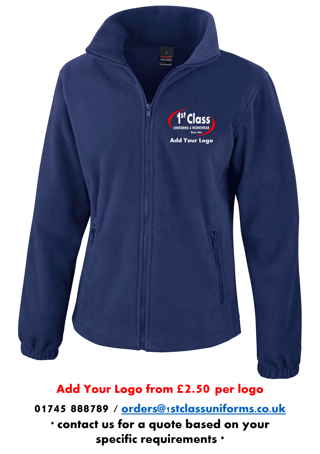 Result R220F Women's CORE Full Zip Fleece