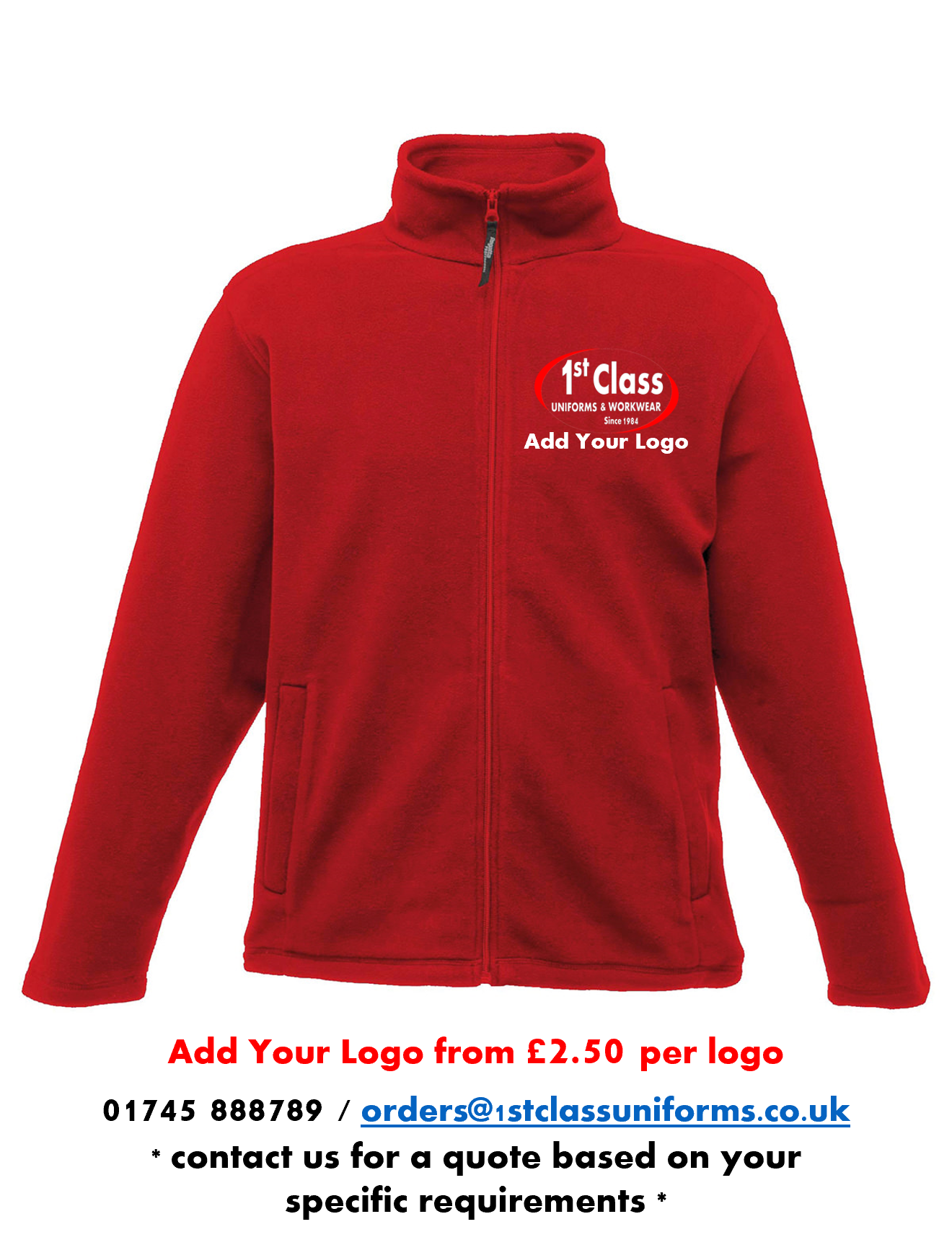 Regatta RG138 Professional Full Zip Fleece