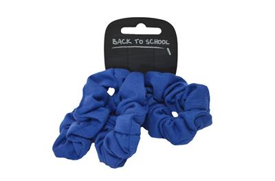 Scrunchies (3Pk) - Hair Accessories Set - Royal