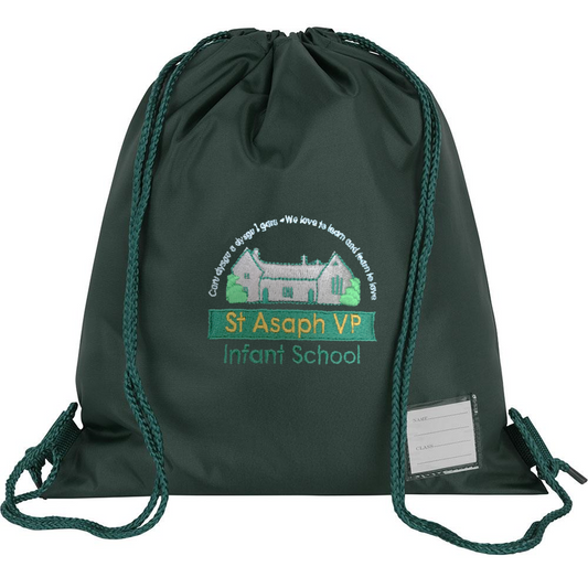 St. Asaph V.P. Infants PE Kit Bag