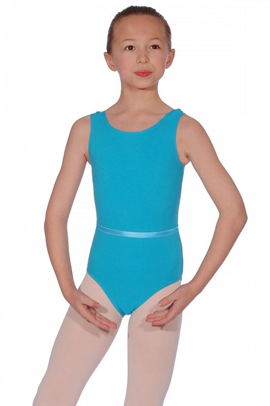 June Sleeveless Leotard with Belt
