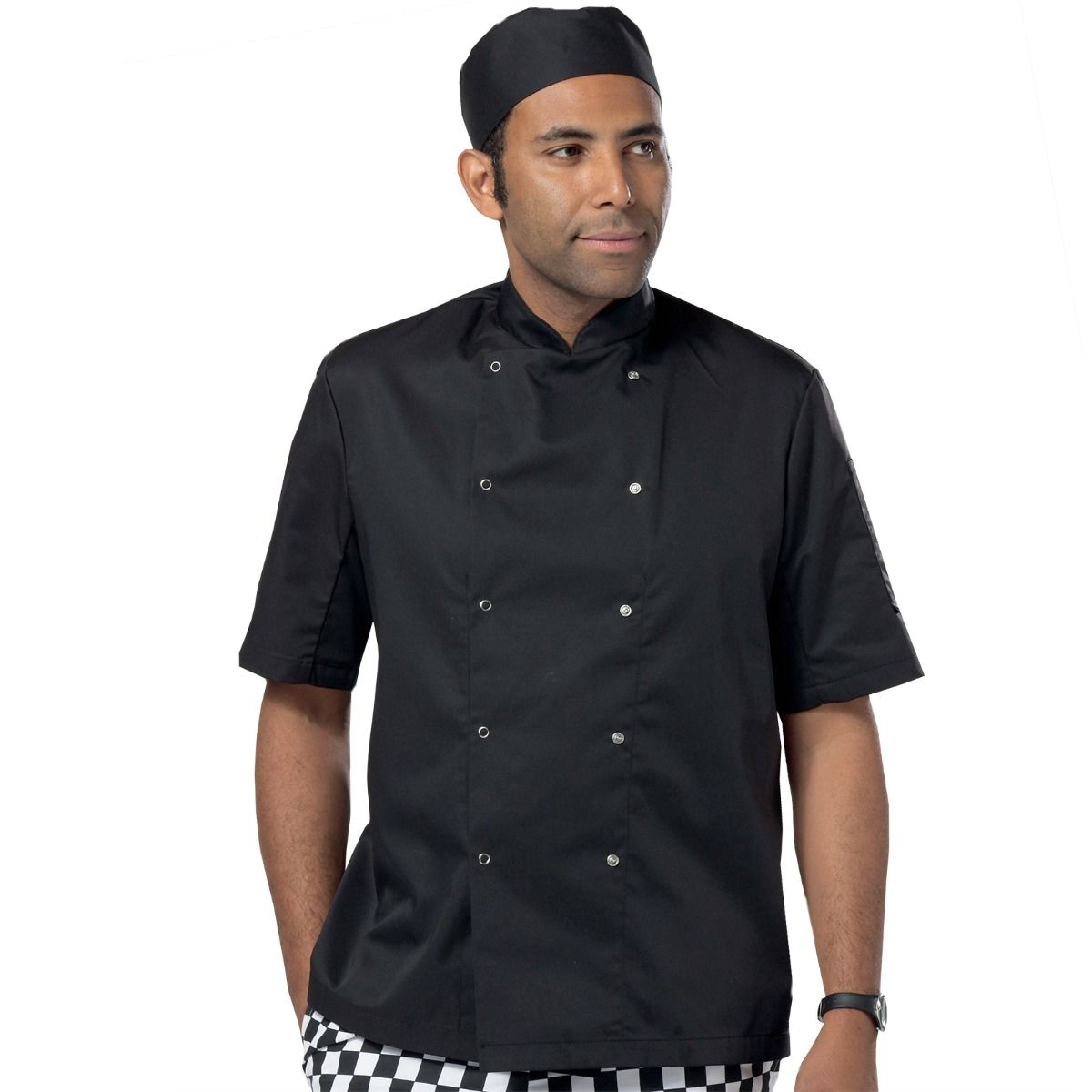 Dennys DD08S Short Sleeve Chefs Jacket