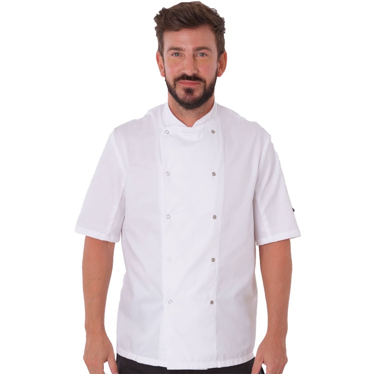 Dennys DD08S Short Sleeve Chefs Jacket