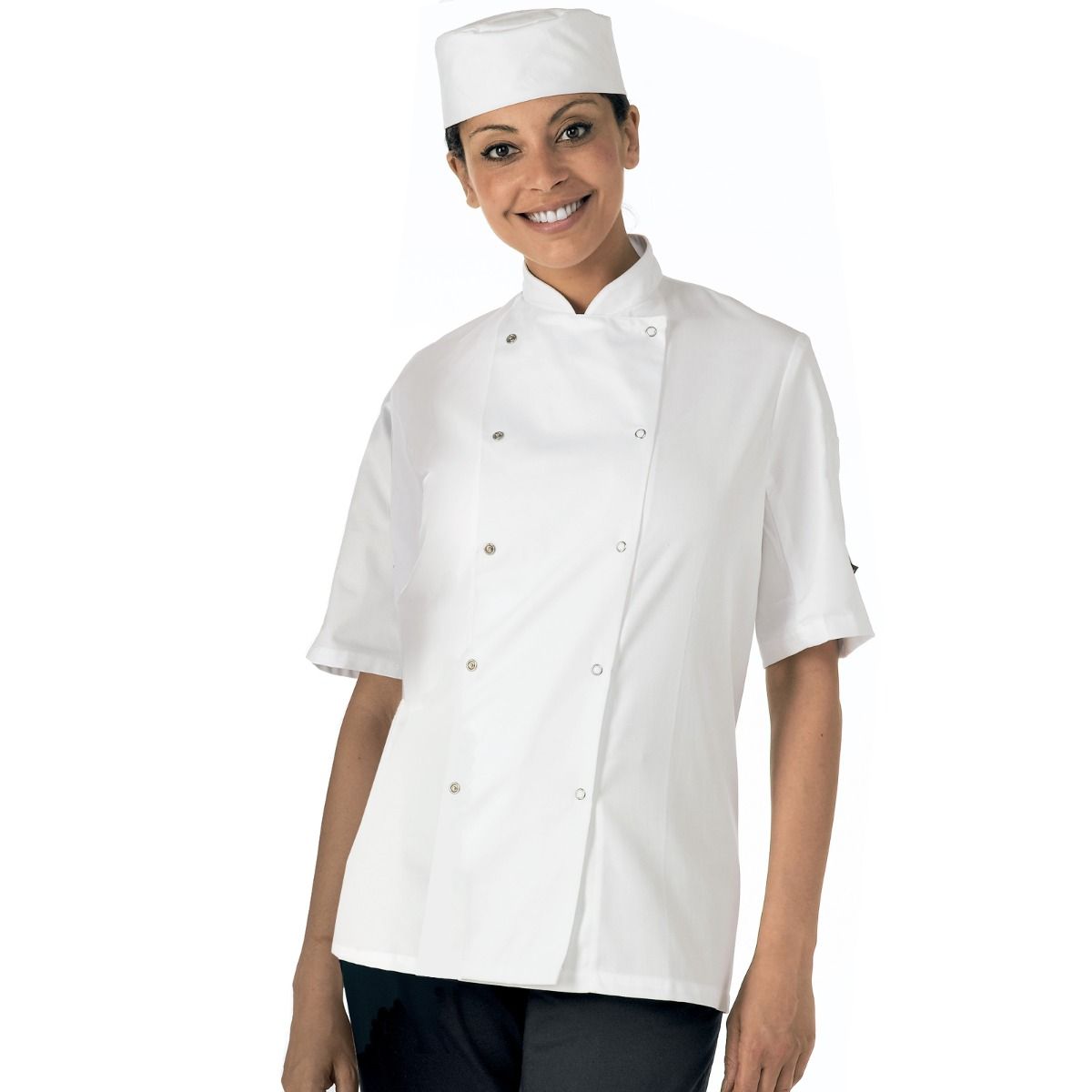 Dennys DD08S Short Sleeve Chefs Jacket