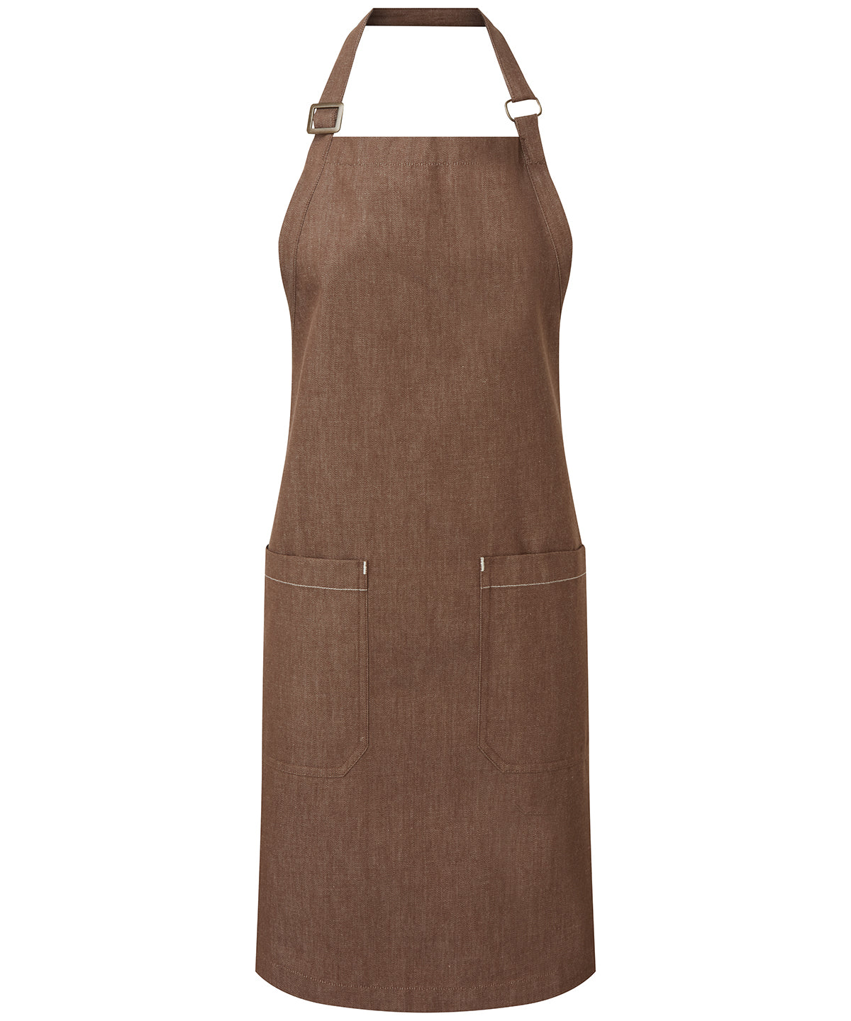 Premier PR113 100% Organic Cotton Denim Apron with Pockets