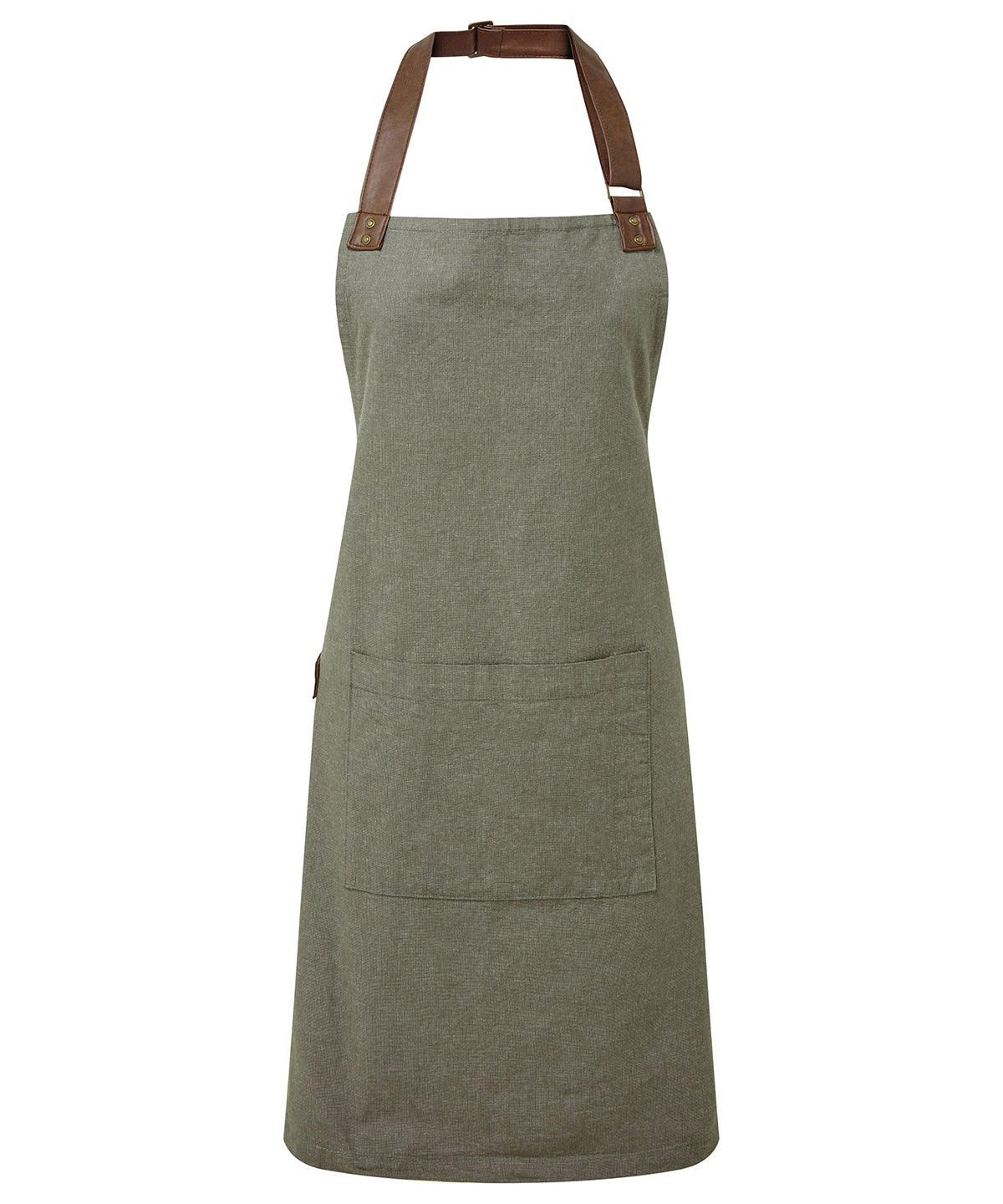 Premier PR144 Oxford Cotton Bib Apron with Pocket
