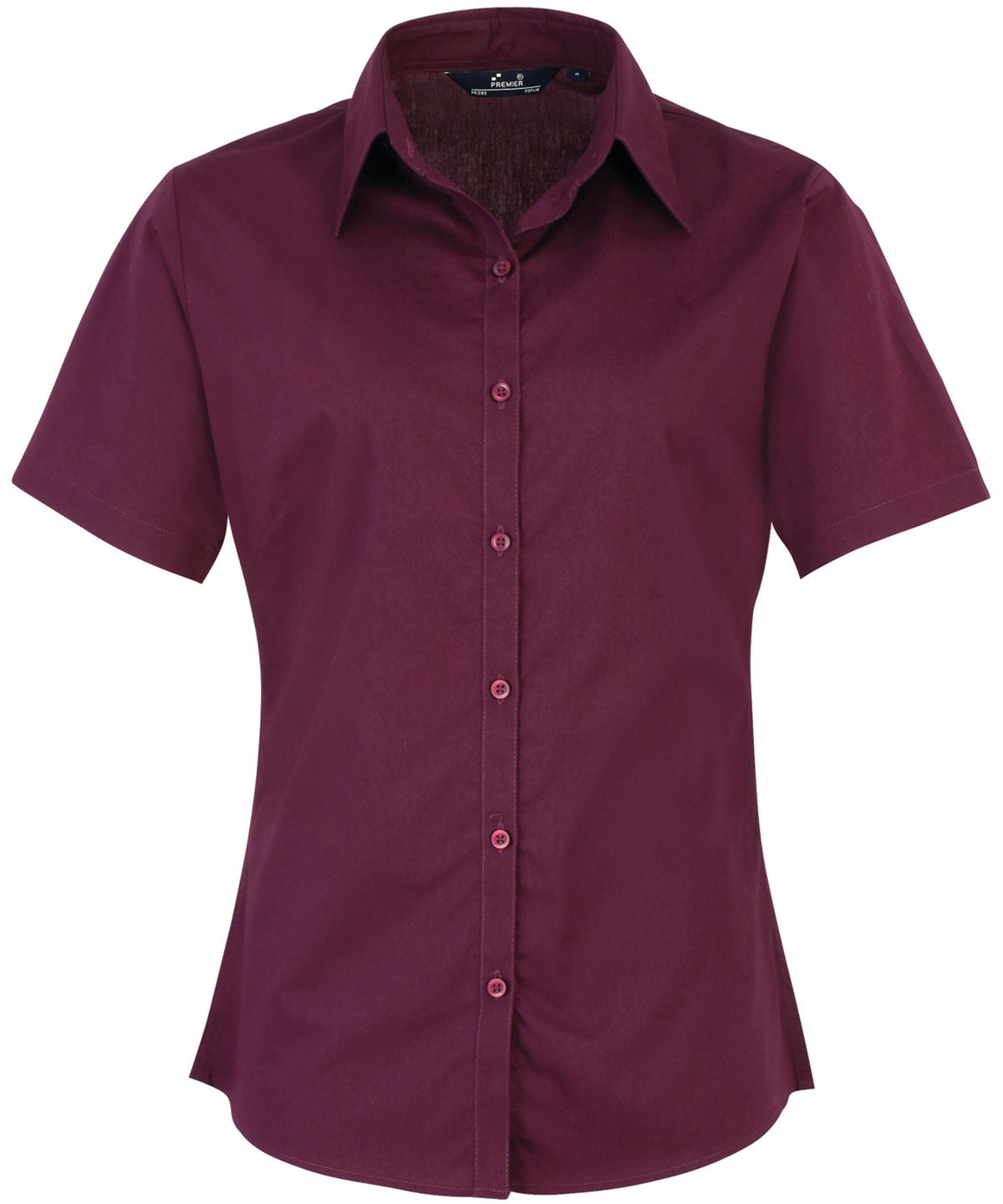 Premier PR302 Poplin Short Sleeve Blouse