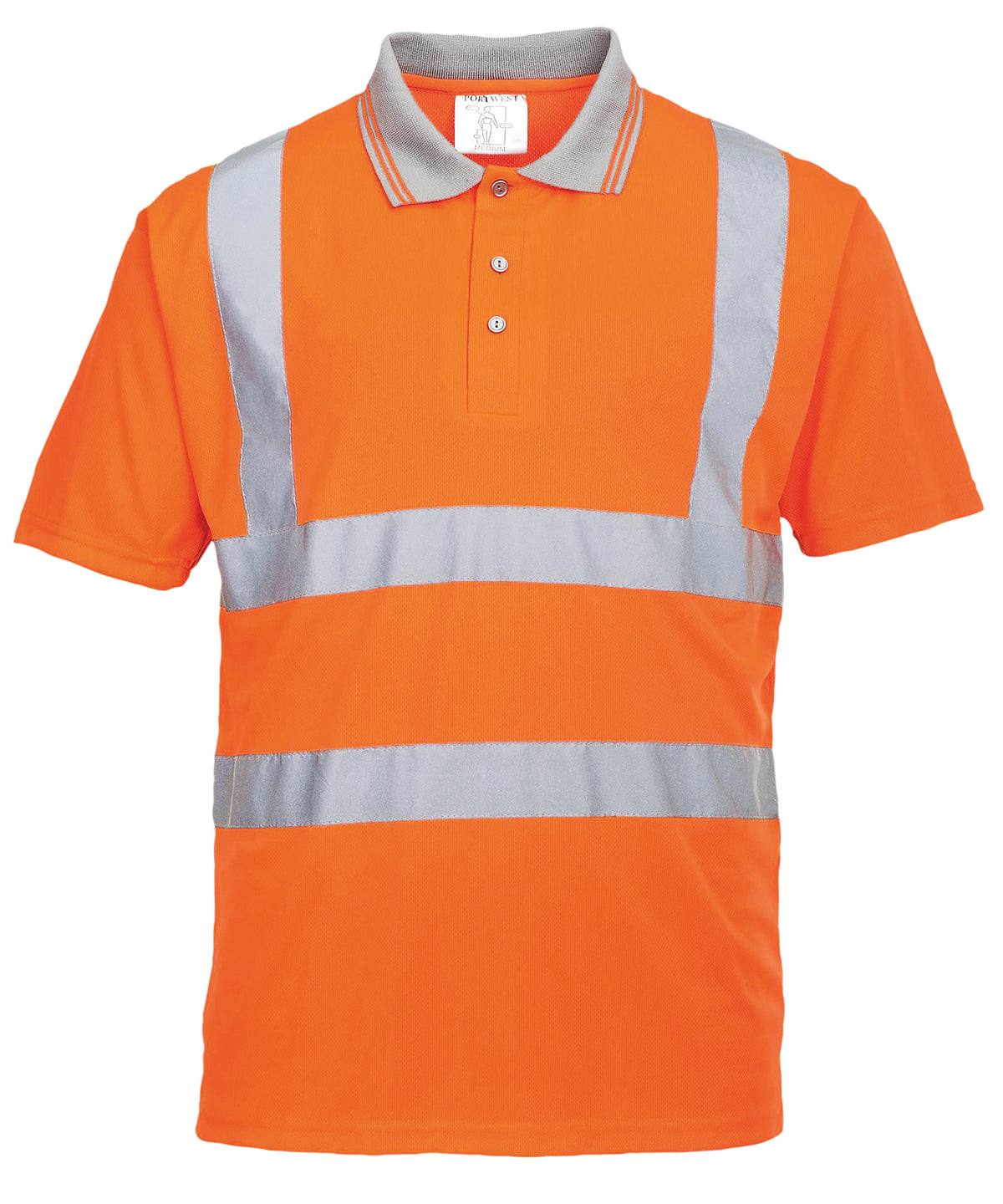 Portwest S477 Hi-Vis Short Sleeved Polo Shirt
