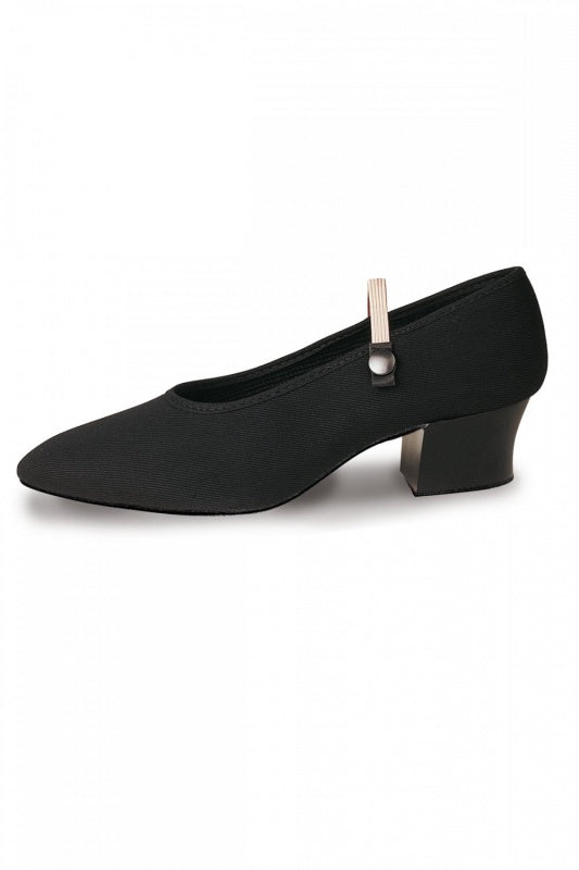 Canvas Regulation Cuban Heel Character Shoes