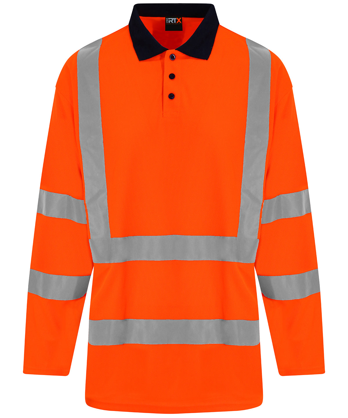 Pro RTX RX715 Hi-Vis Long Sleeved Polo Shirt