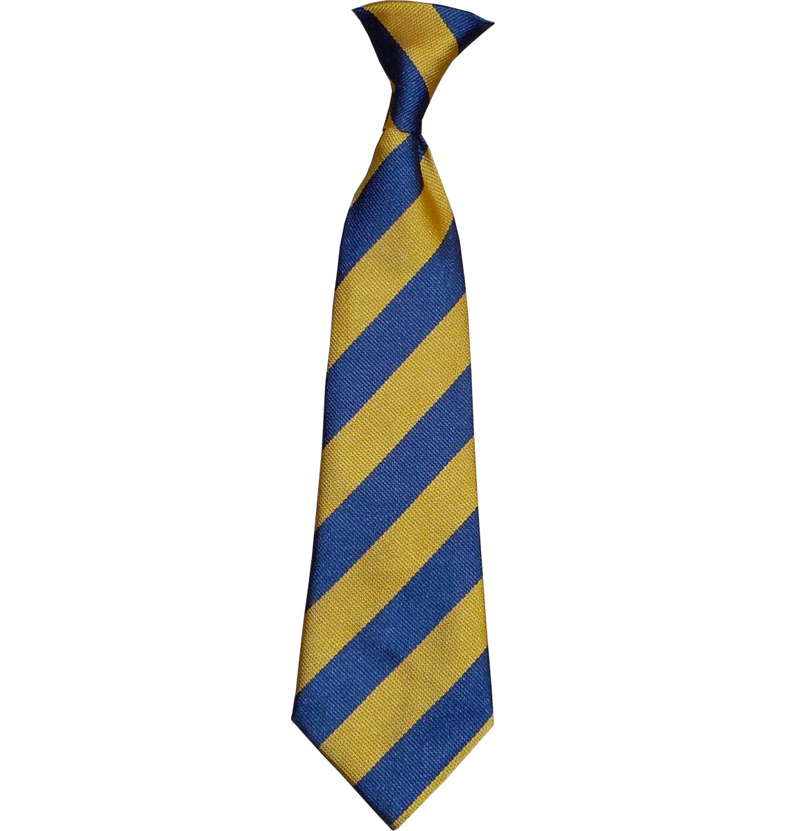 Ysgol Trefnant Tie (Elastic) Navy & Gold