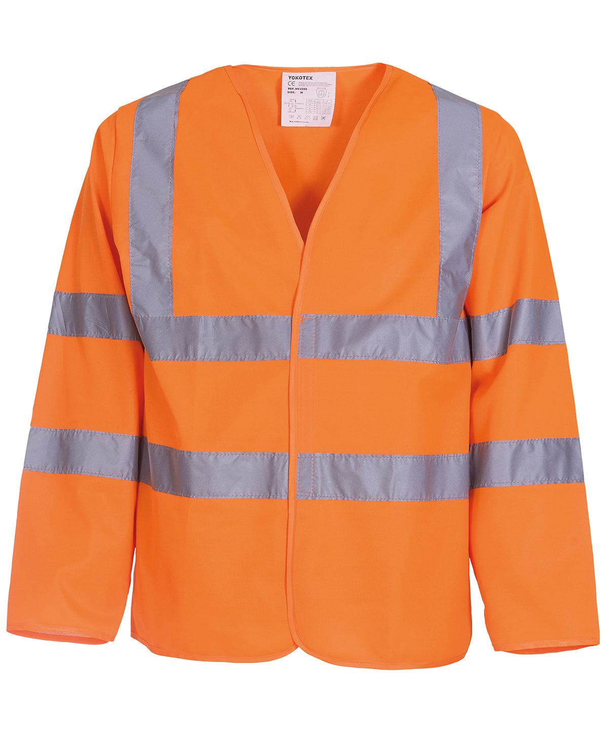 YOKO HVJ200 Hi-Vis Long Sleeved Waistcoat