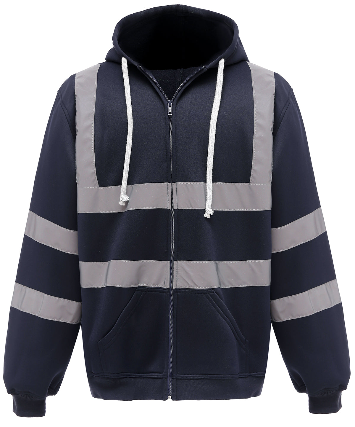 YOKO HVK07 Hi-Vis Full Zip Hoodie