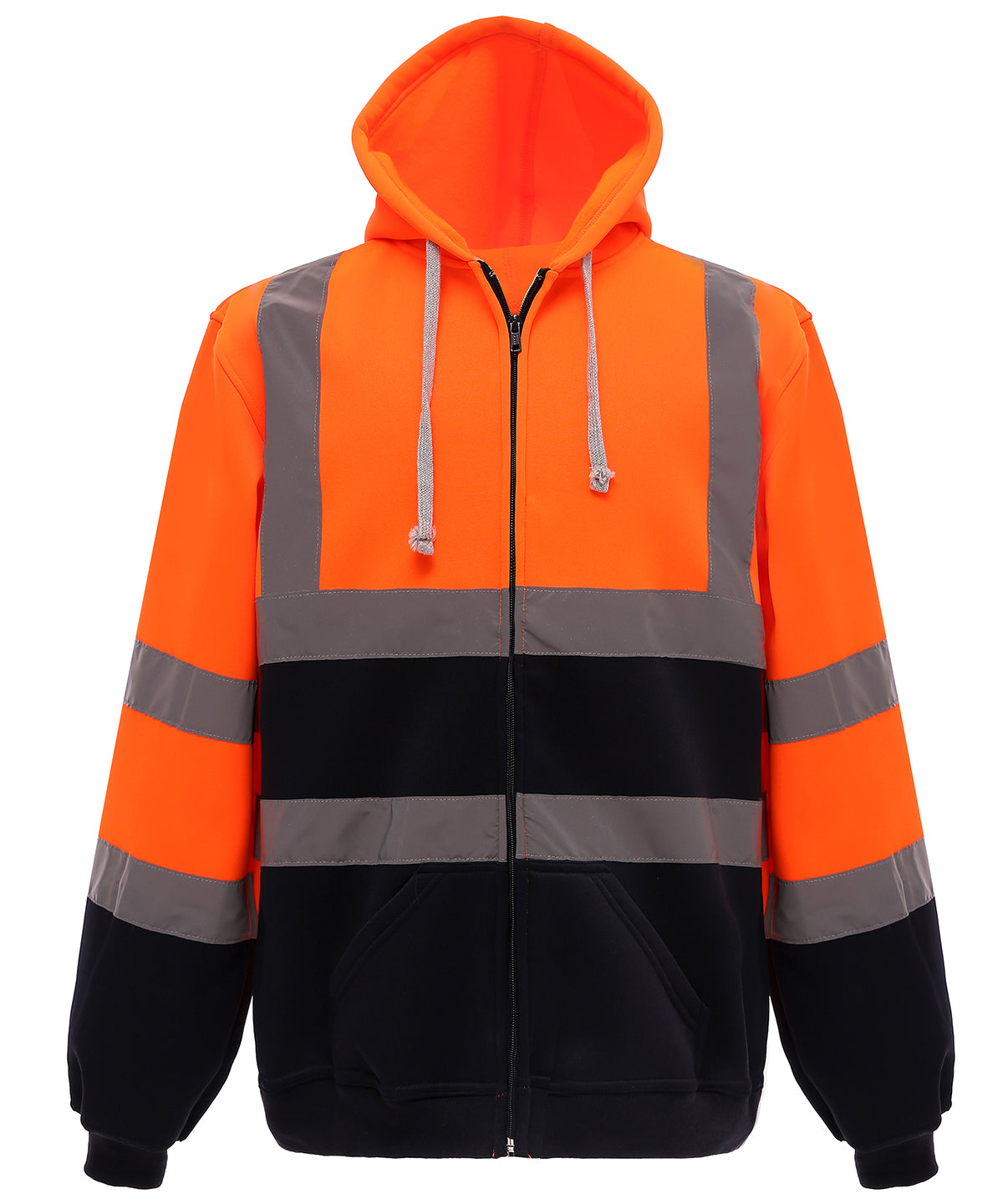 YOKO HVK07 Hi-Vis Full Zip Hoodie