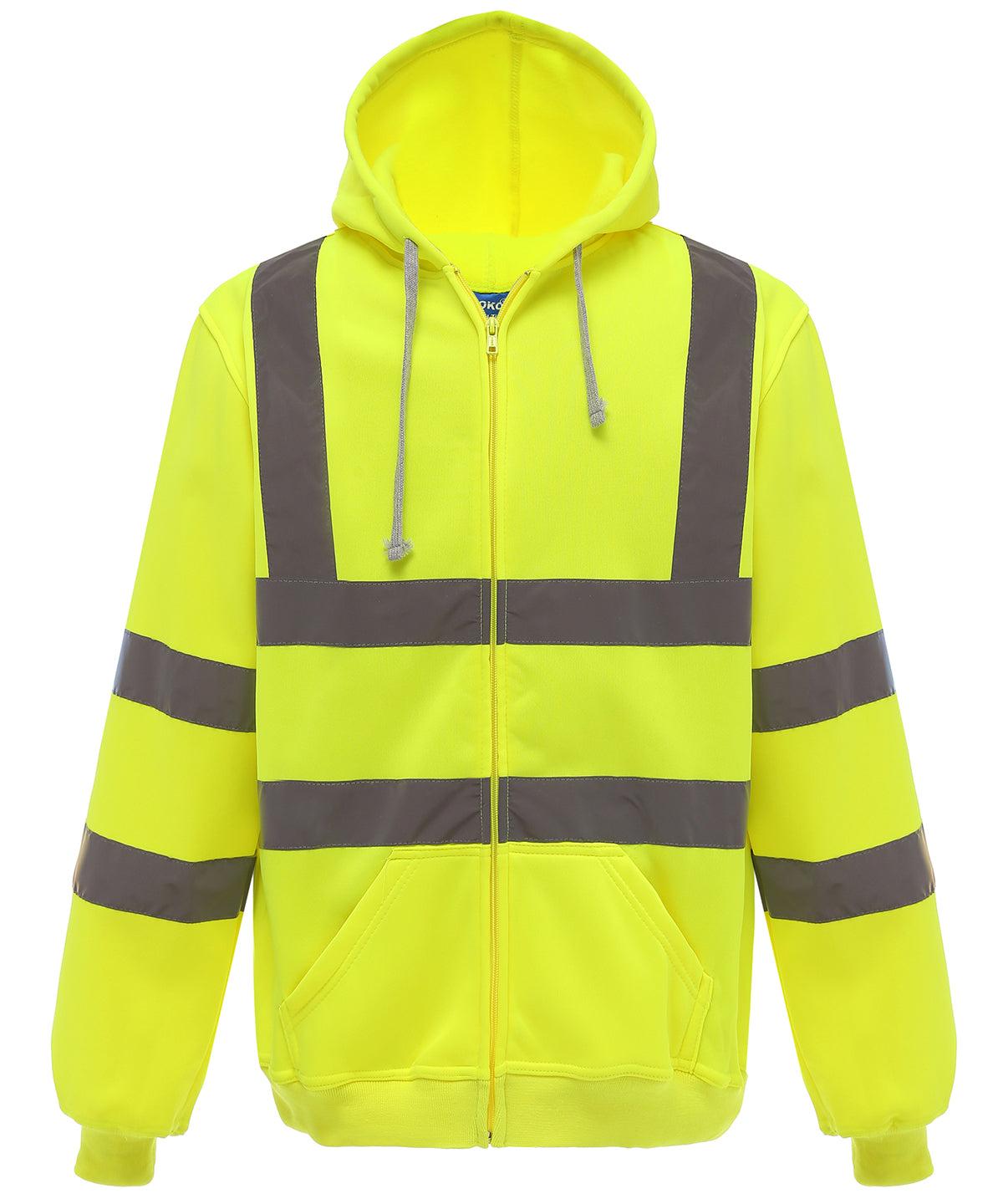 YOKO HVK07 Hi-Vis Full Zip Hoodie
