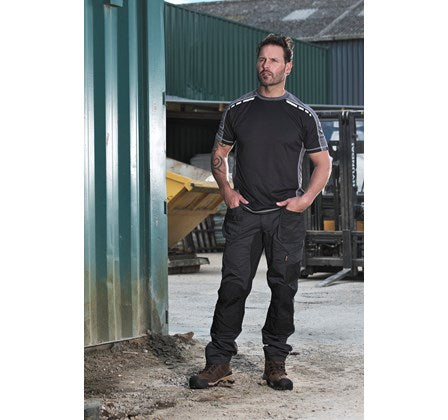 Model wearing the 151 Elite T-Shirt in Black 